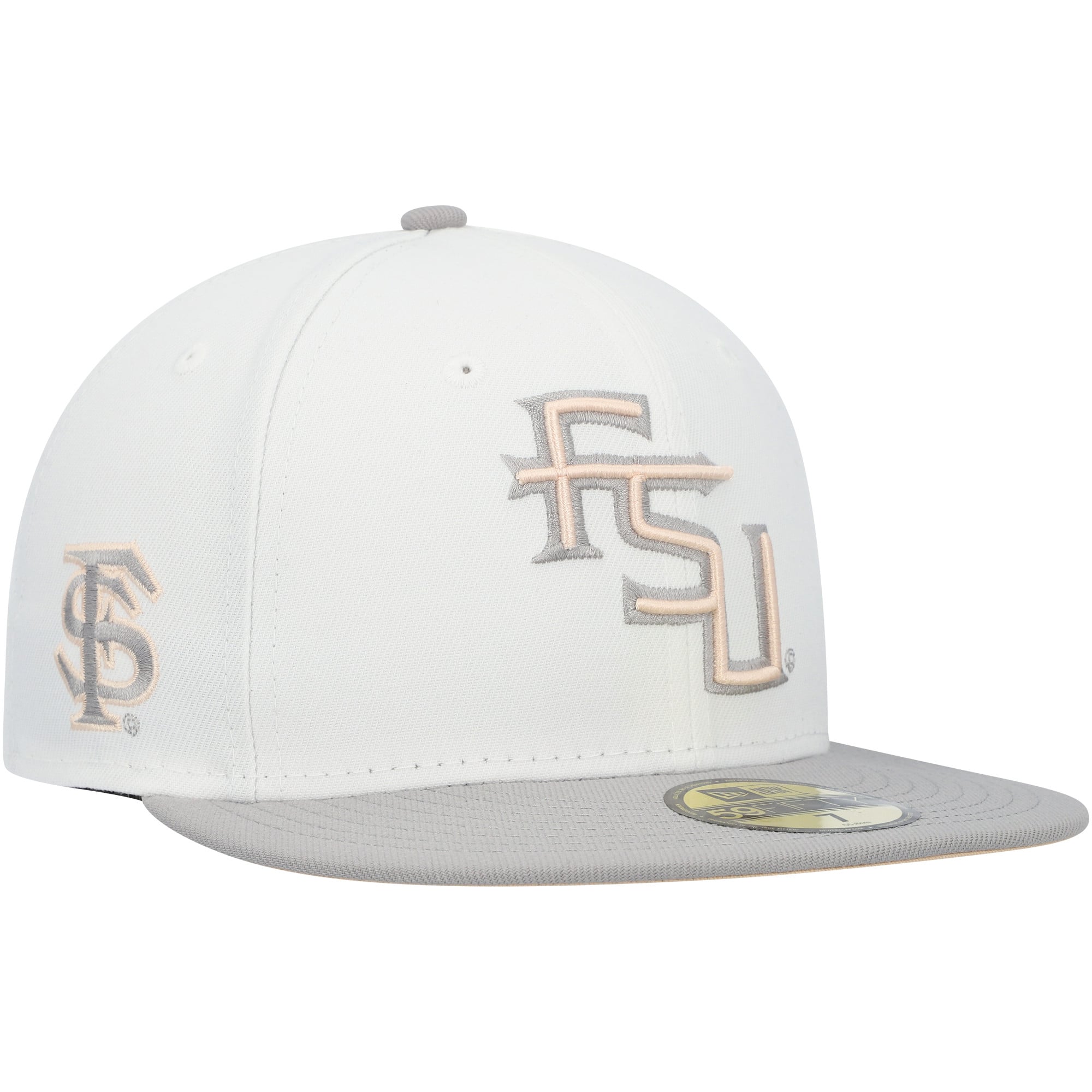 Fsu Hat Color Men's New Era White/Gray Florida State Seminoles Neutral Apricot ...