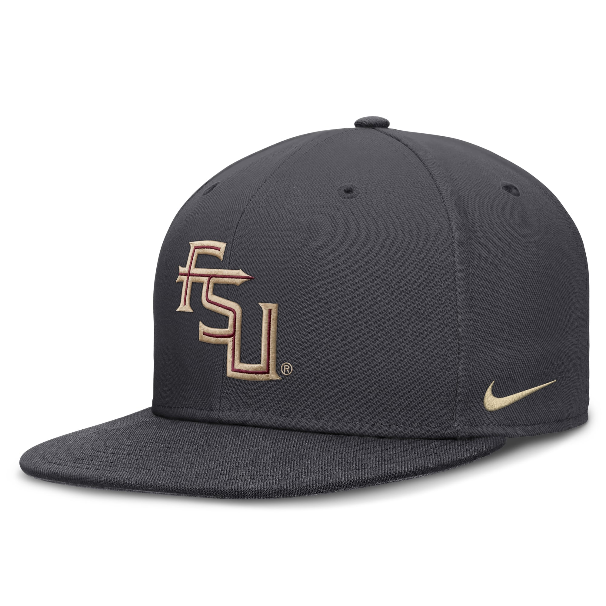 Men's Nike Anthracite Florida State Seminoles Pro Dri-FIT Fitted Hat