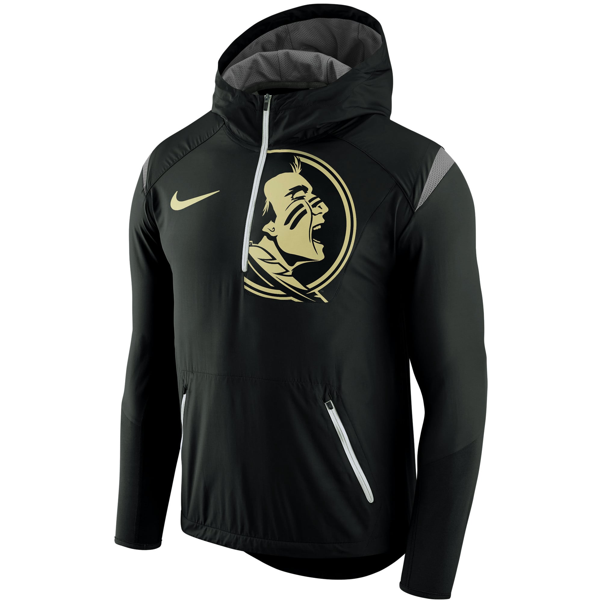 Men's Nike Black Florida State Seminoles 2017 Sideline Fly Rush