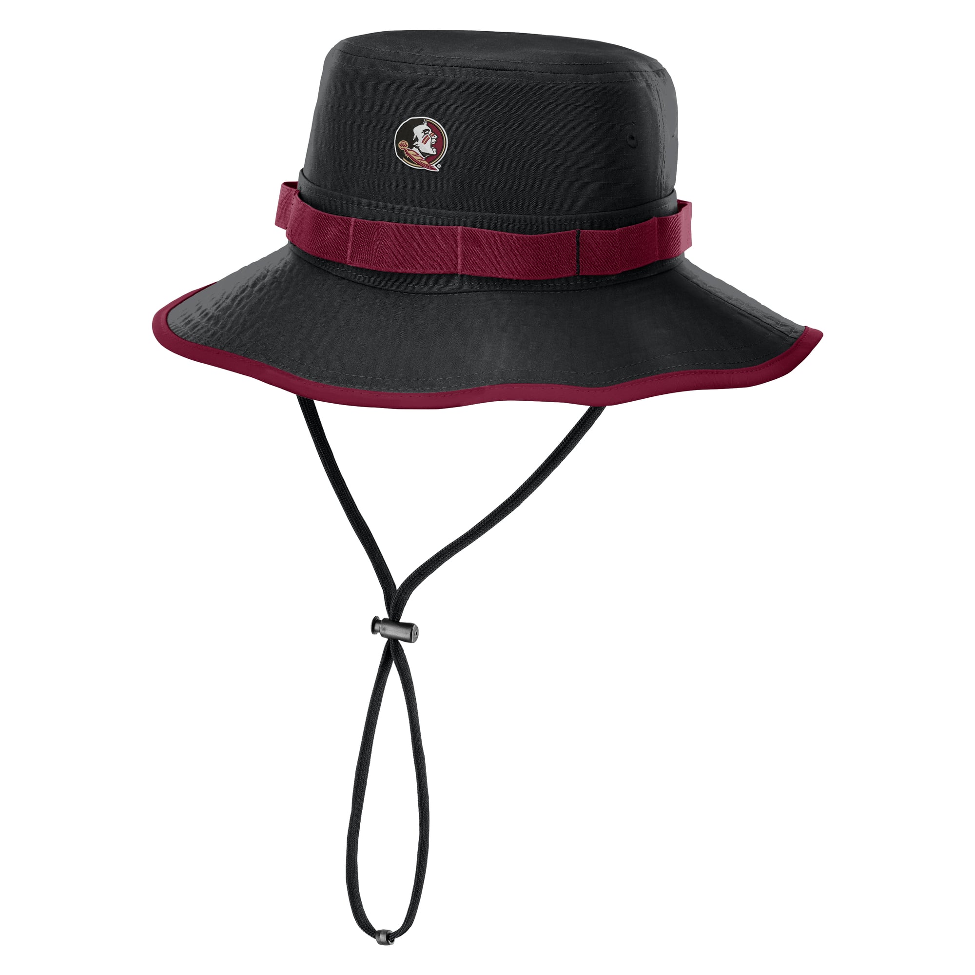 Men's Nike Black Florida State Seminoles 2026 Sideline Apex Boonie Bucket Hat