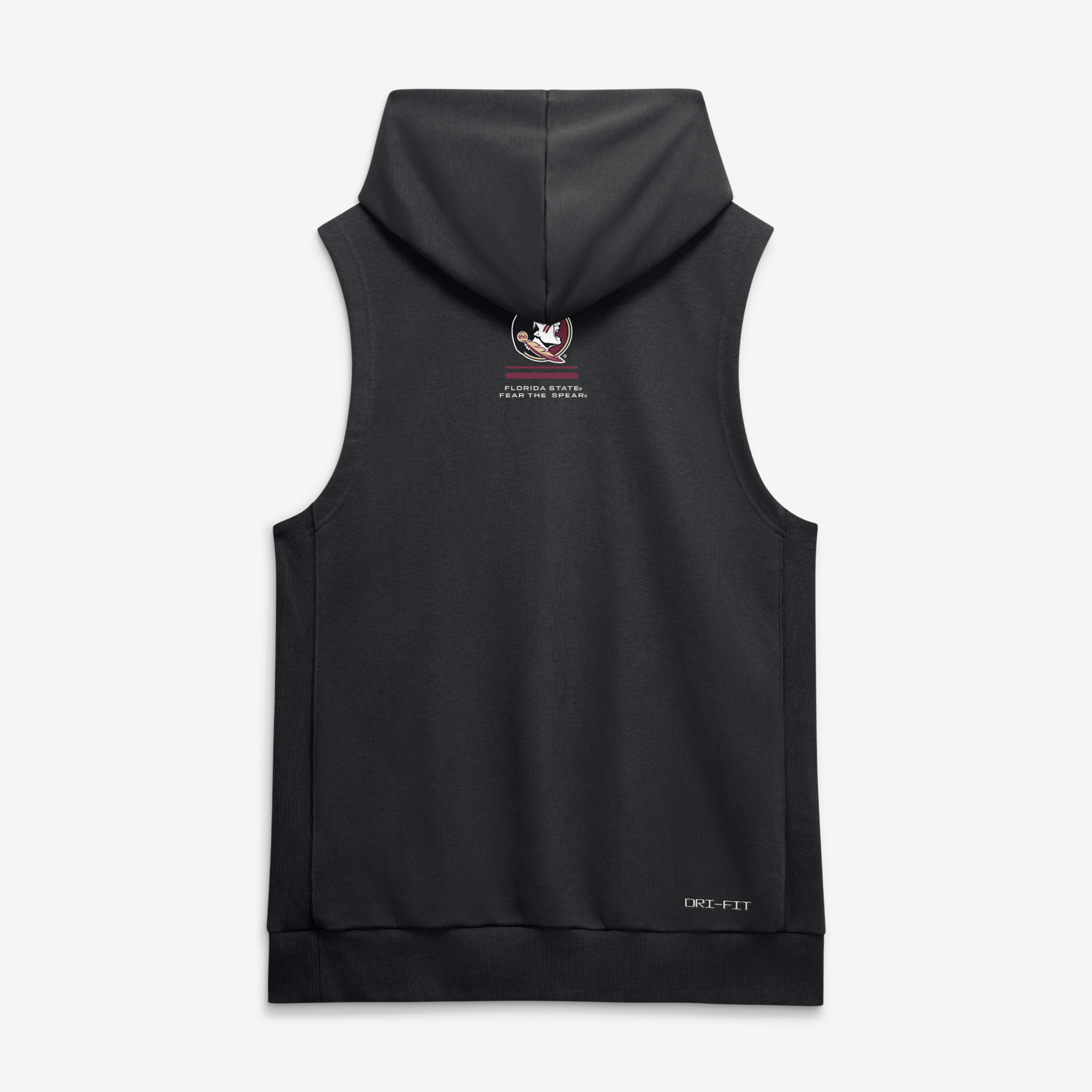 Men's Nike  Black Florida State Seminoles 2026 Sideline Sleeveless Dri-FIT Hoodie