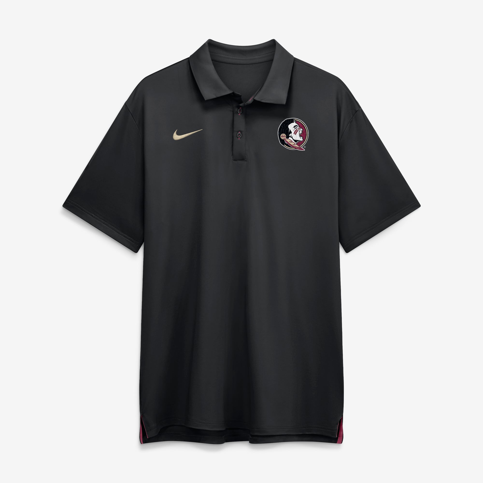 Men's Nike Garnet Florida State Seminoles 2026 Sideline Tour Dri-FIT Polo