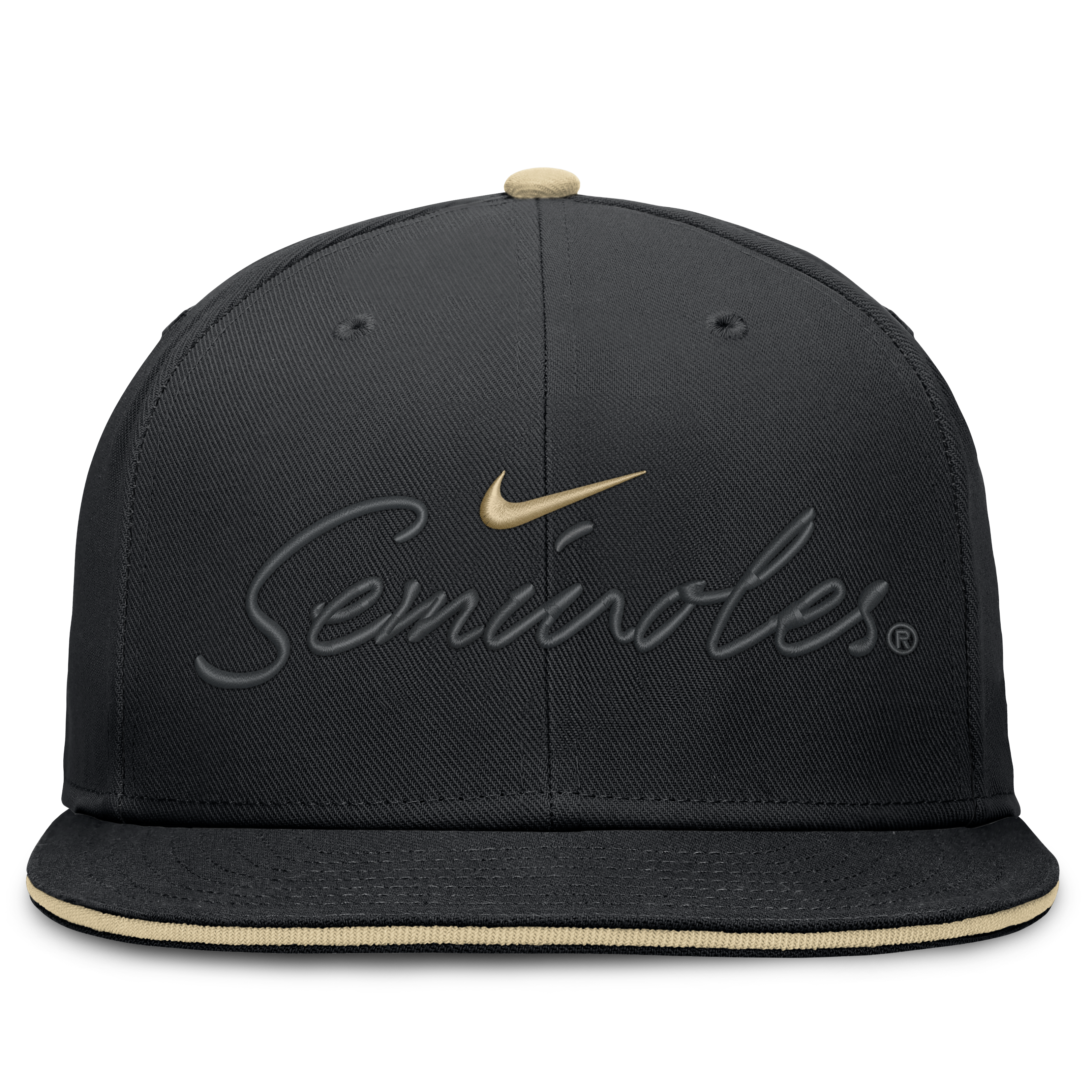 Casquette ajustée Nike noire Florida State Seminoles Dri-FIT Primetime Script pour homme