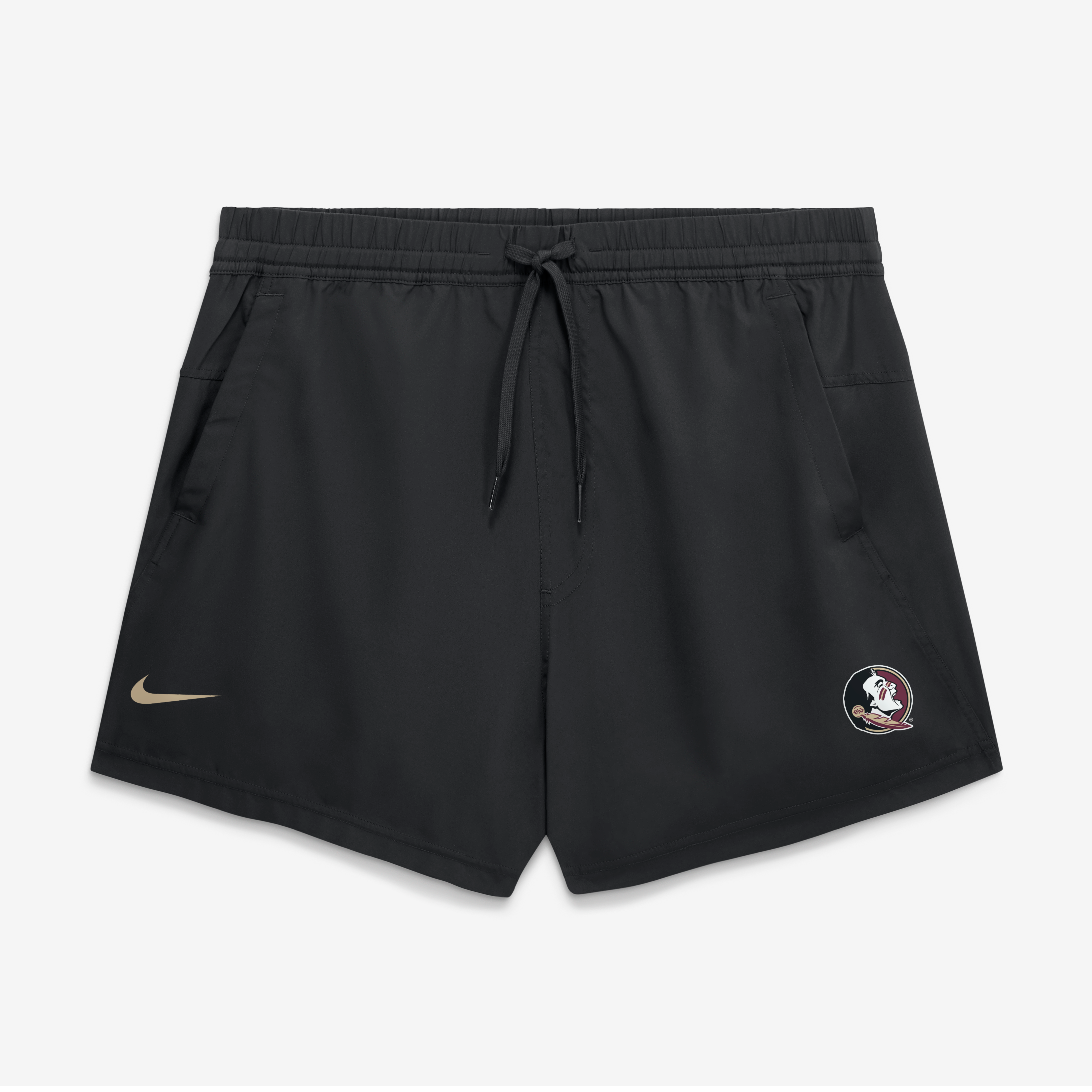 Men's Nike Black Florida State Seminoles Primary Logo Form Dri-FIT Shorts