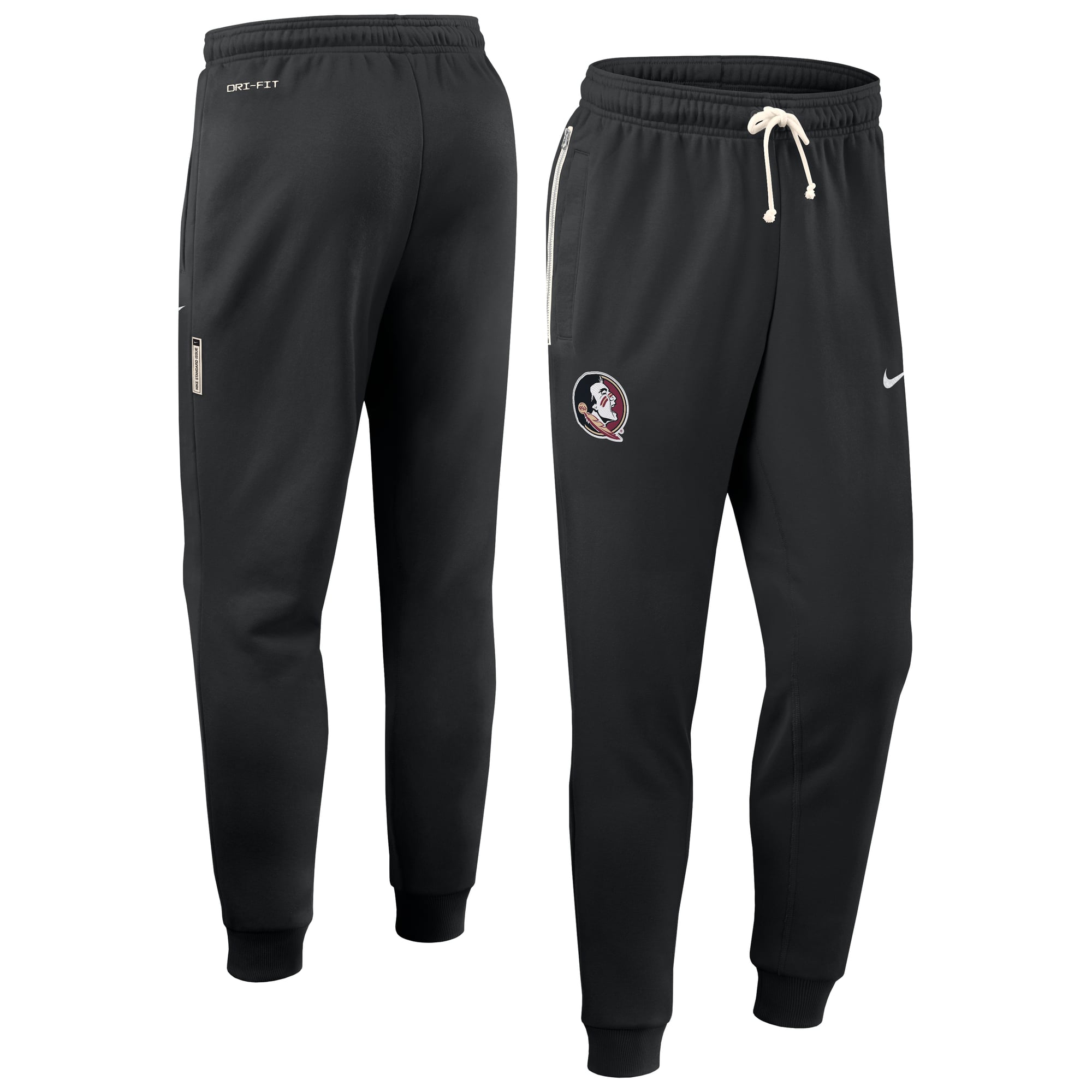 Men's Nike Black Florida State Seminoles Sideline Standard Issue Dri-FIT Taper Pants