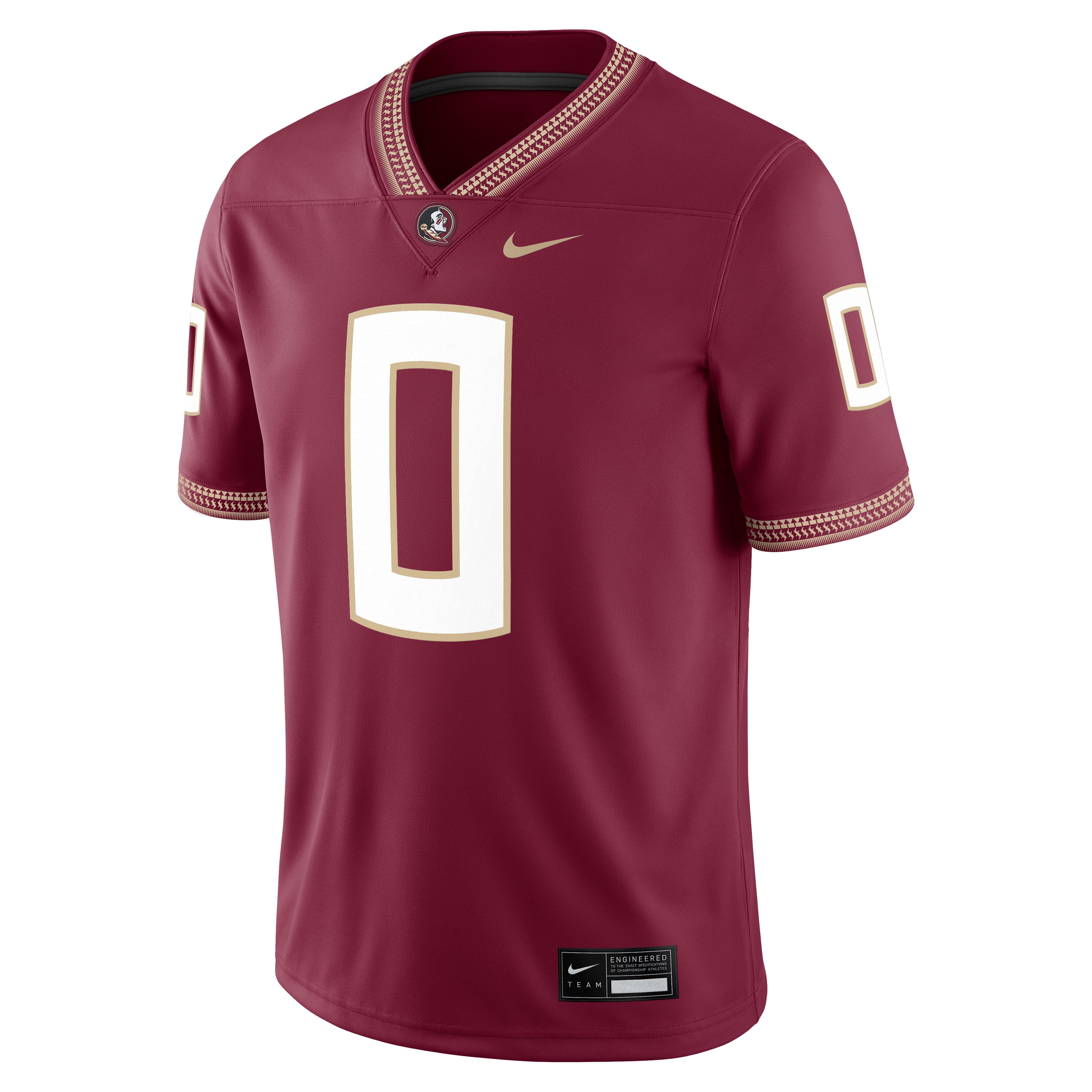 Men's Nike Duce Robinson Garnet Florida State Seminoles Home Game Jersey