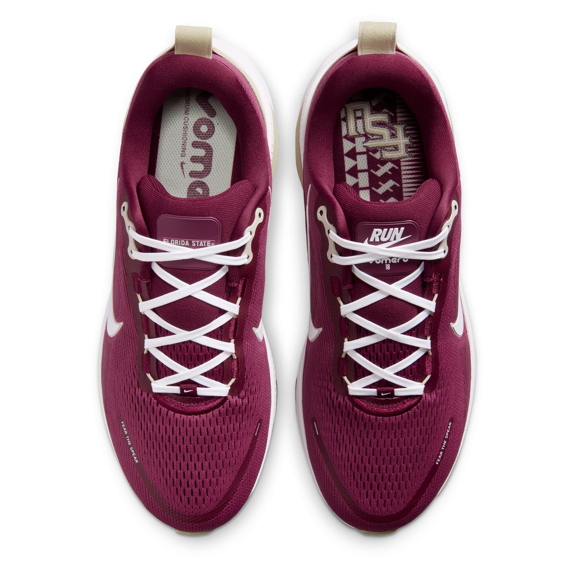 Men's Nike Florida State Seminoles Vomero 18 Running Shoes