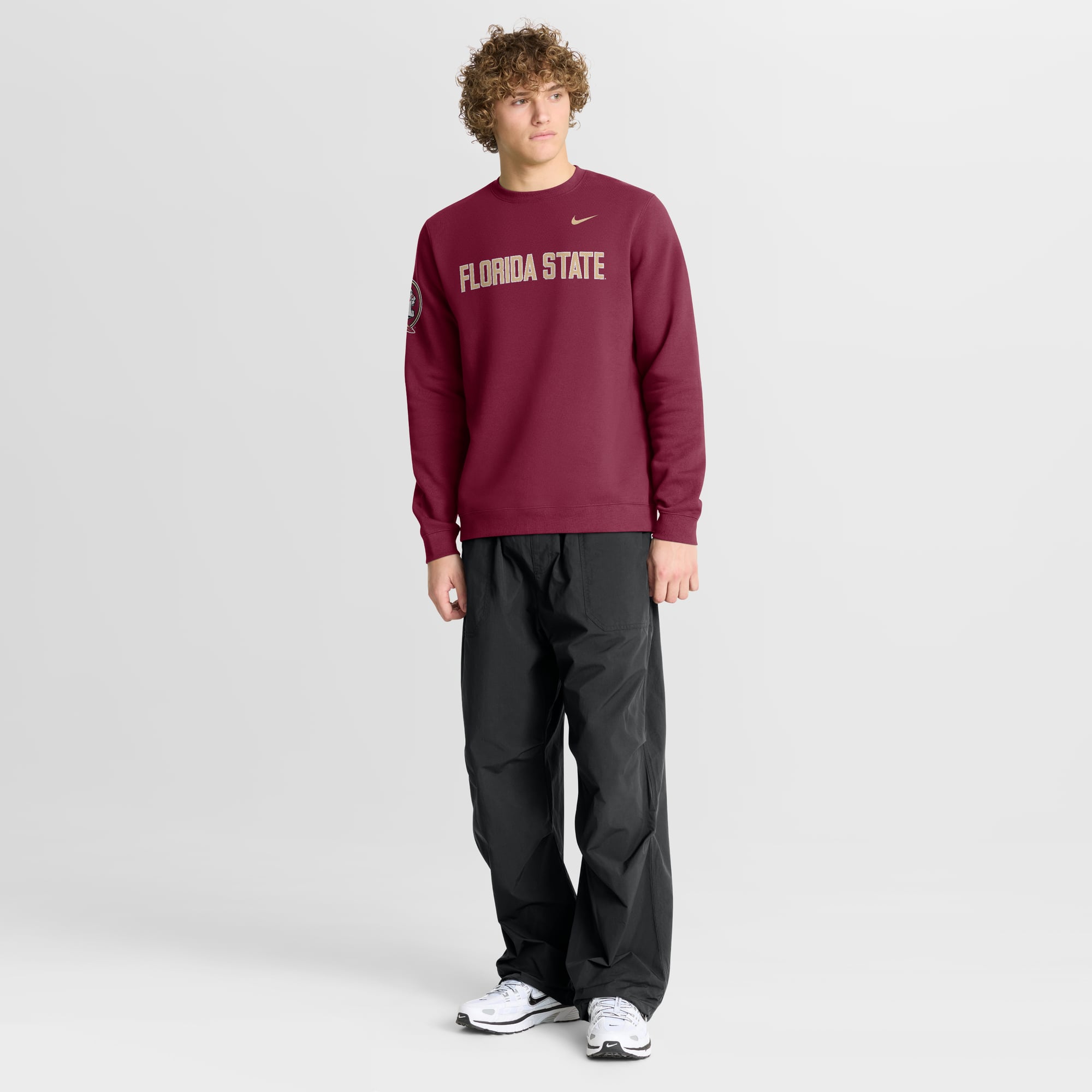 Men's Nike Garnet Florida State Seminoles 2026 Sideline Club Sweatshirt