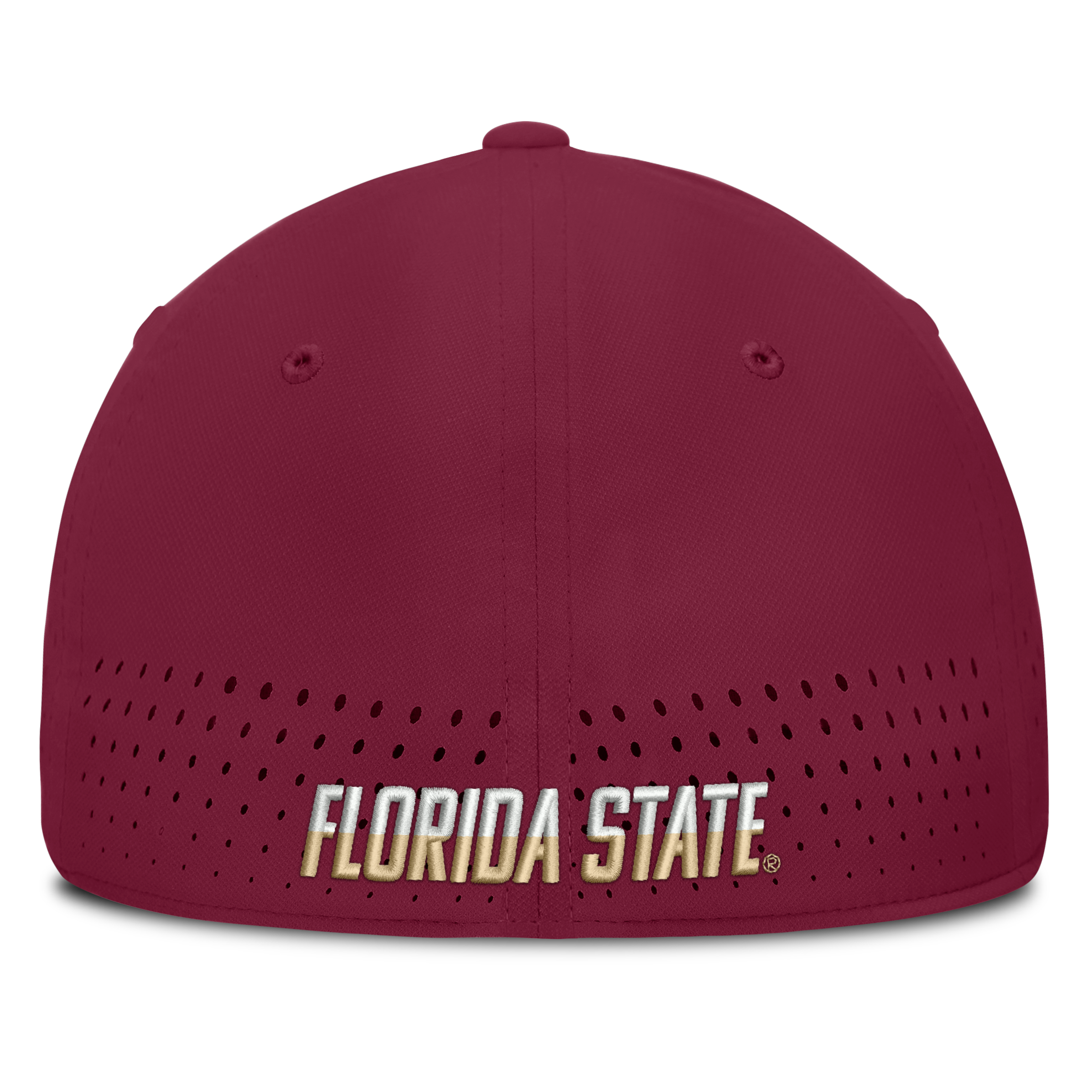 Casquette Nike Grenat Florida State Seminoles 2026 Sideline Practice AeroBill SwooshFlex Dri-FIT pour homme