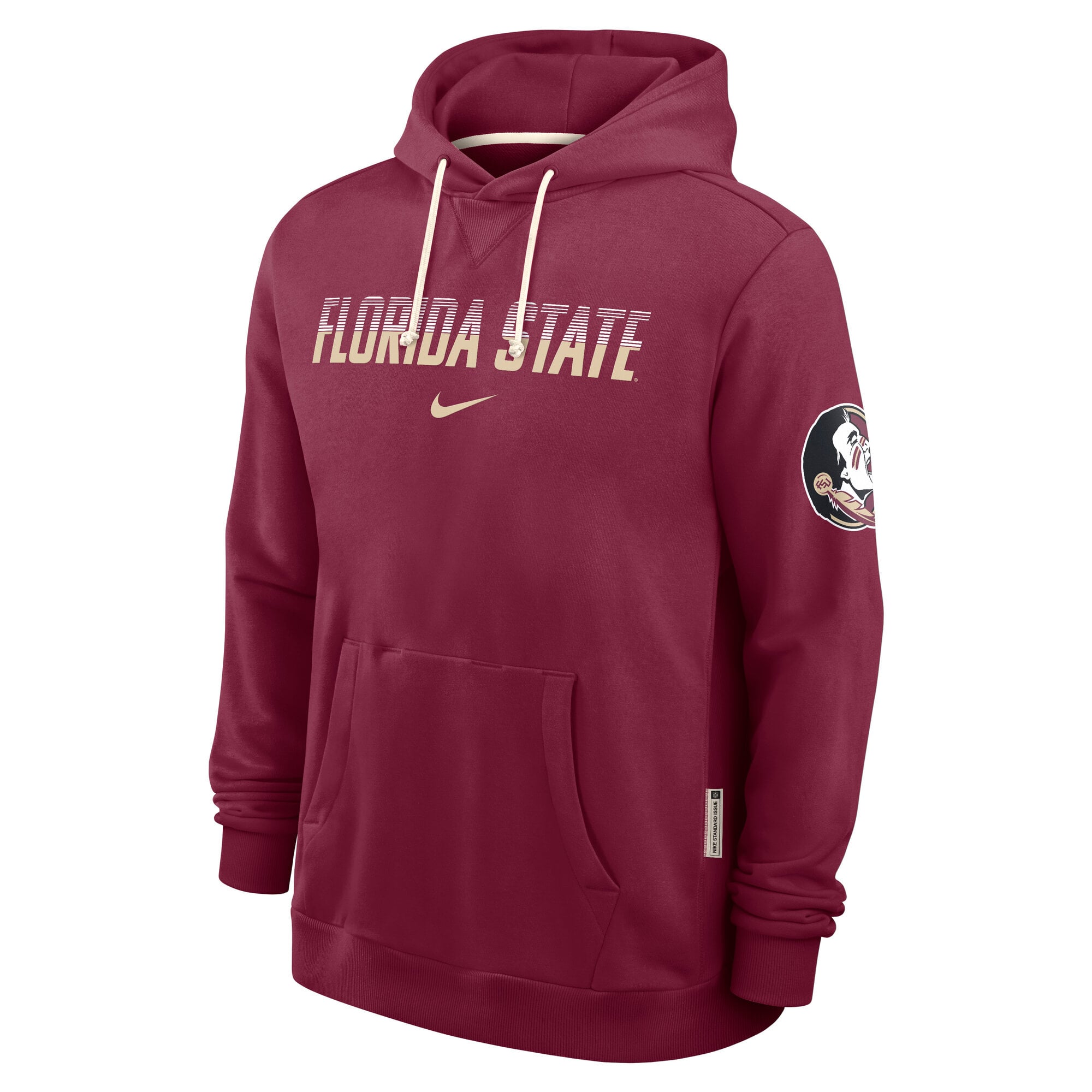 Men's Nike Garnet Florida State Seminoles 2026 Sideline Standard Issue Dri-FIT Hoodie