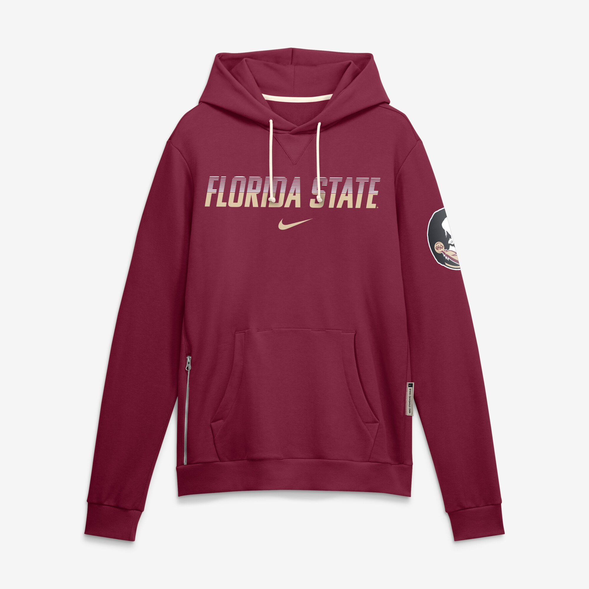 Men's Nike Garnet Florida State Seminoles 2026 Sideline Standard Issue Dri-FIT Hoodie