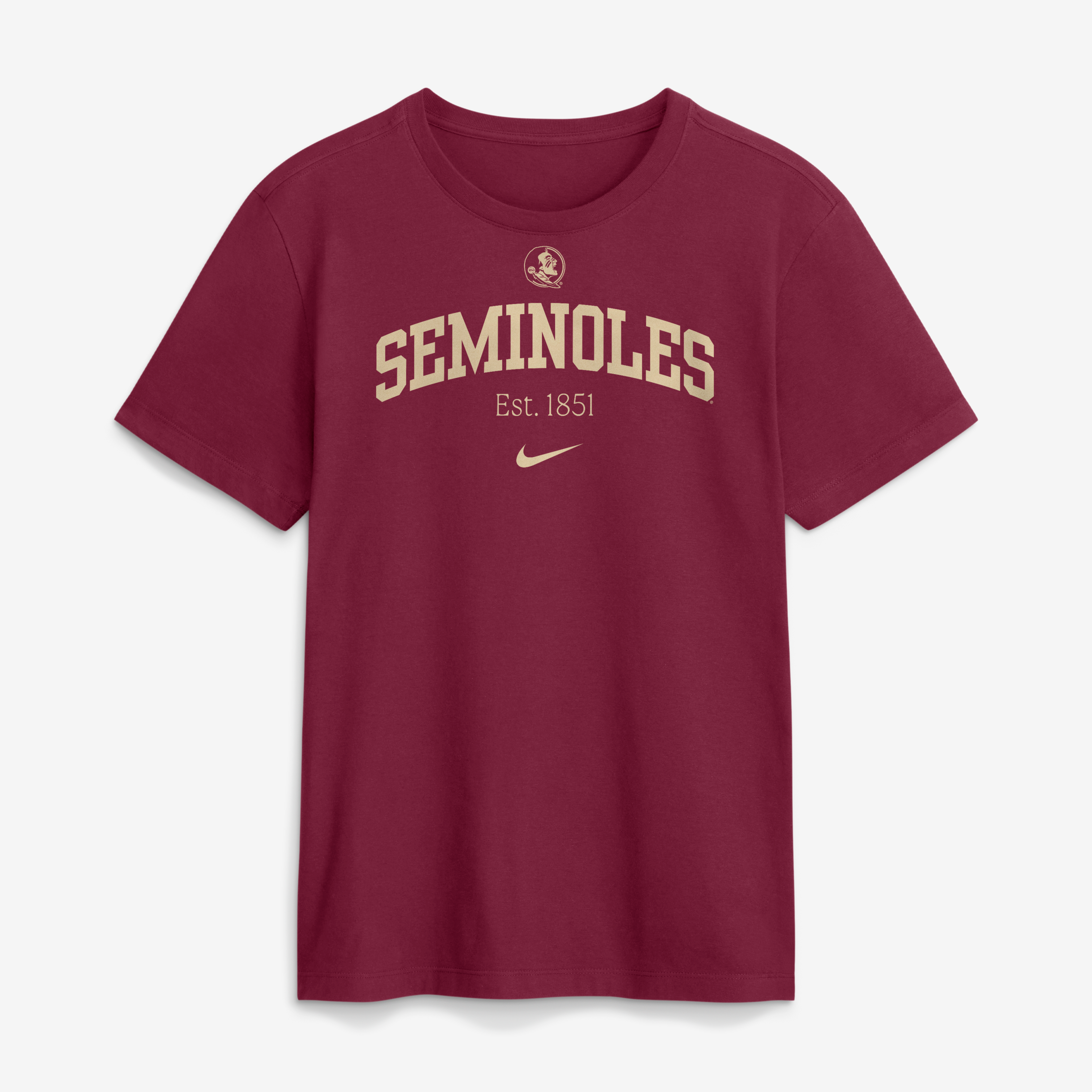 T-shirt Nike Garnet Florida State Seminoles Academic Arch pour homme
