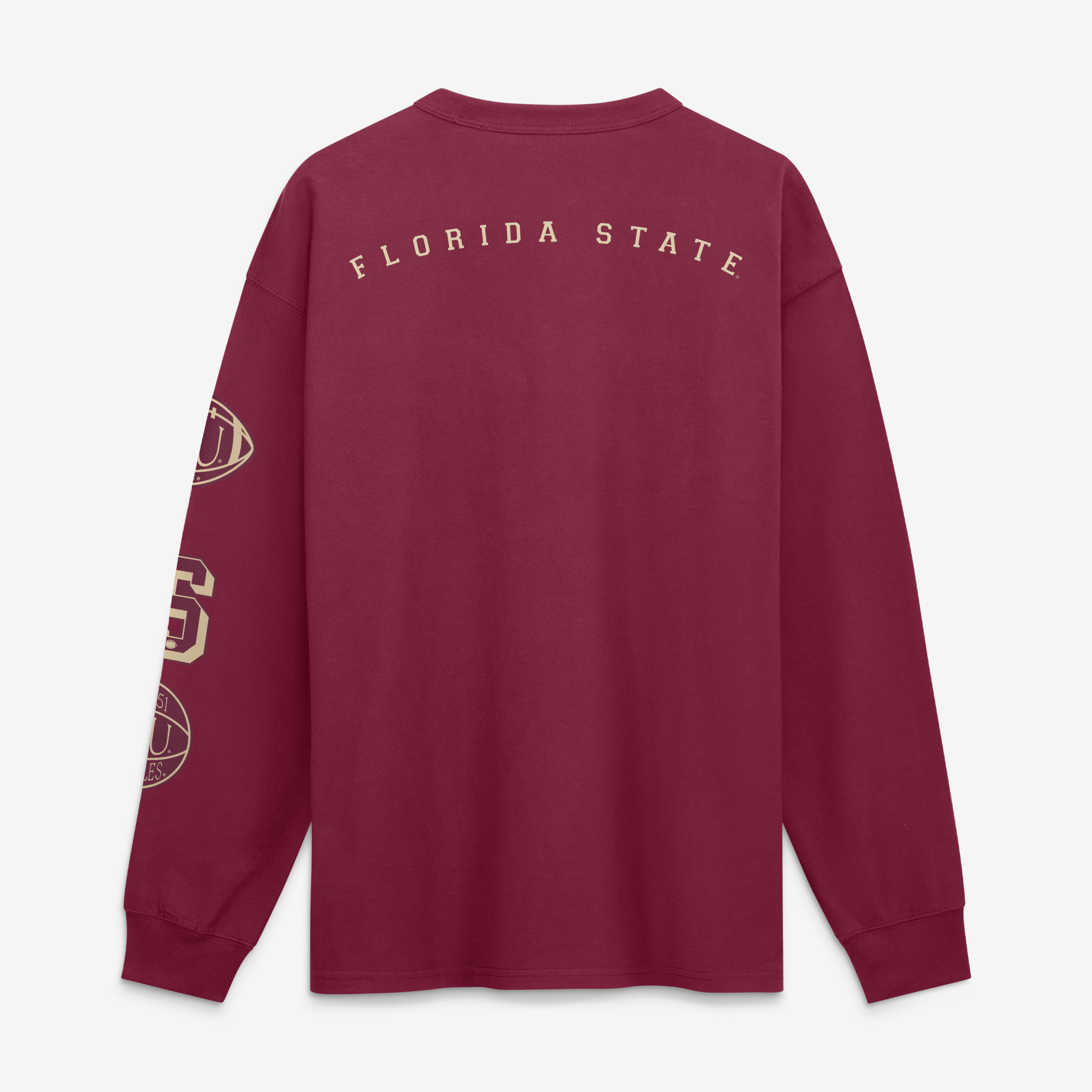 Men's Nike Garnet Florida State Seminoles Academic Long Sleeve Pocket T-Shirt