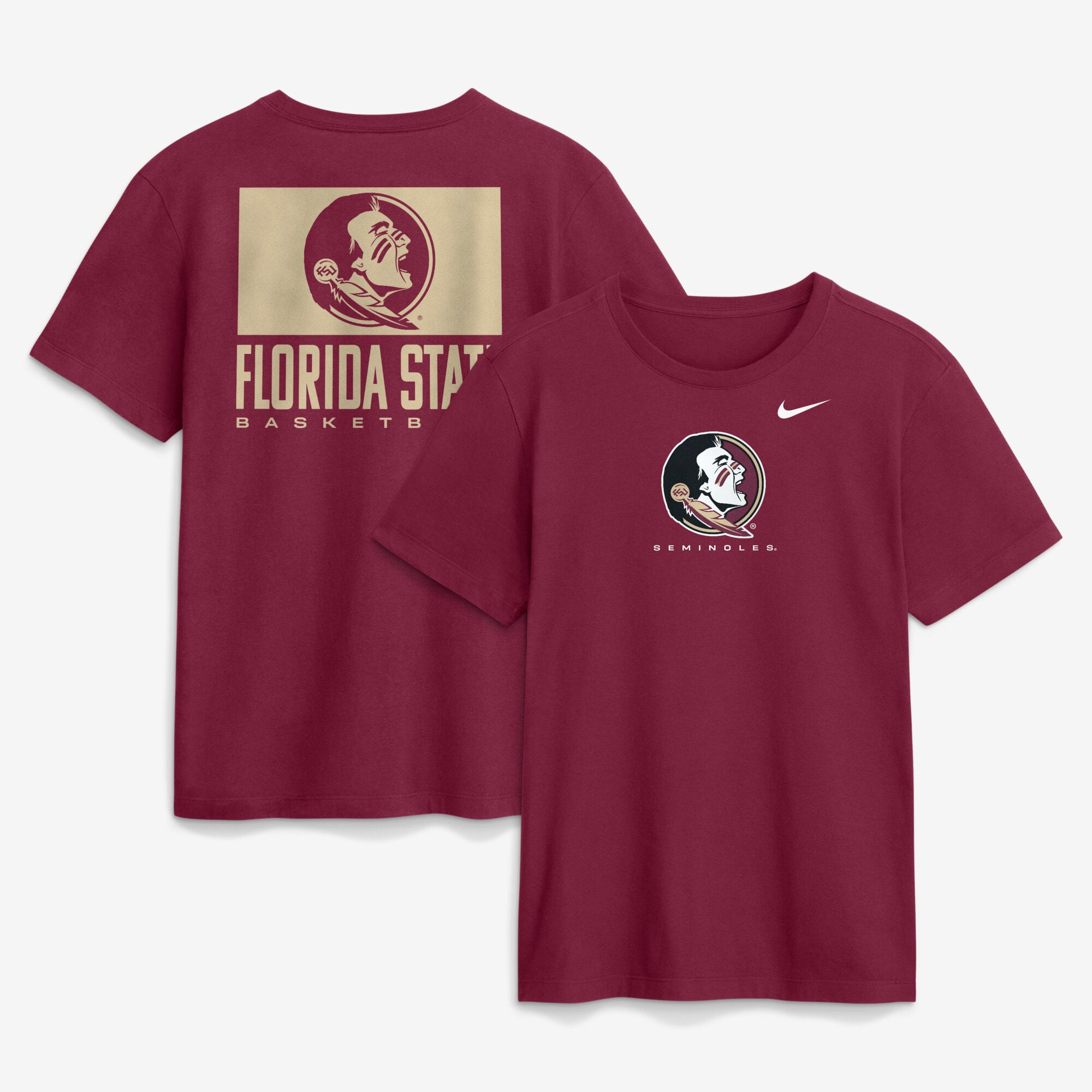 Men's Nike  Garnet Florida State Seminoles Courtside Dri-FIT T-Shirt