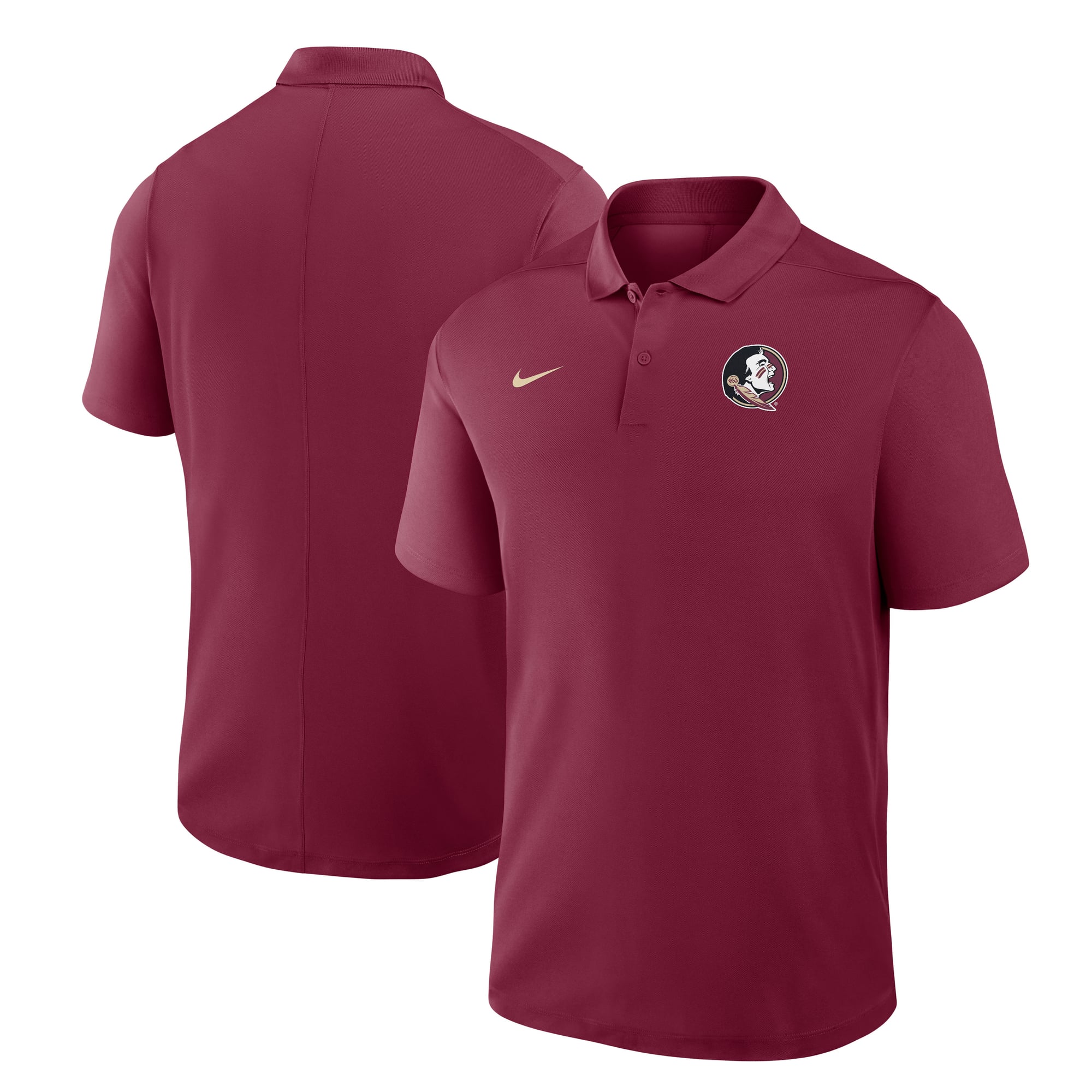 Polo Nike Dri-FIT Victory Grenat Florida State Seminoles pour homme