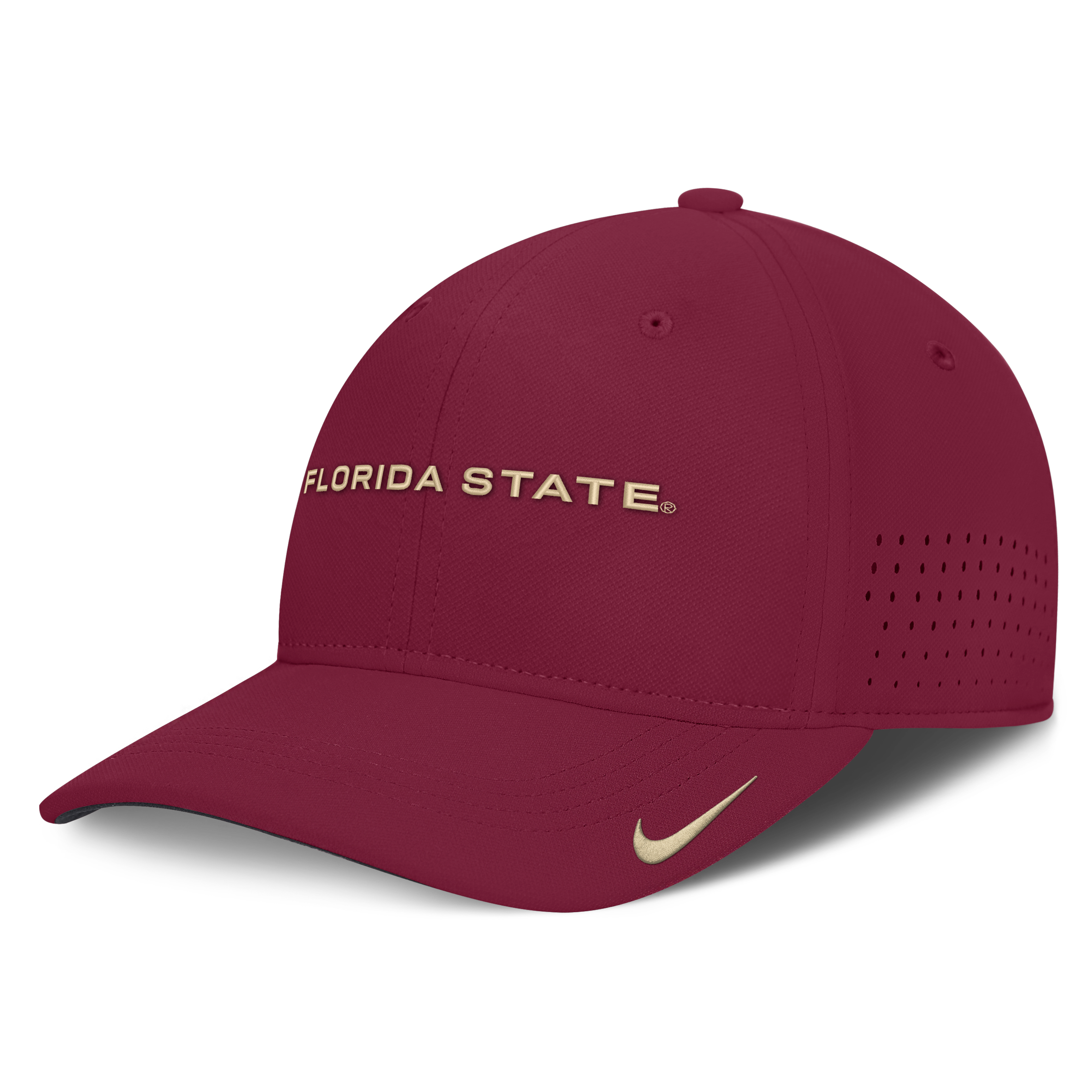 Casquette Nike Grenat Florida State Seminoles Gameday Aerobill Swooshflex Dri-FIT pour homme