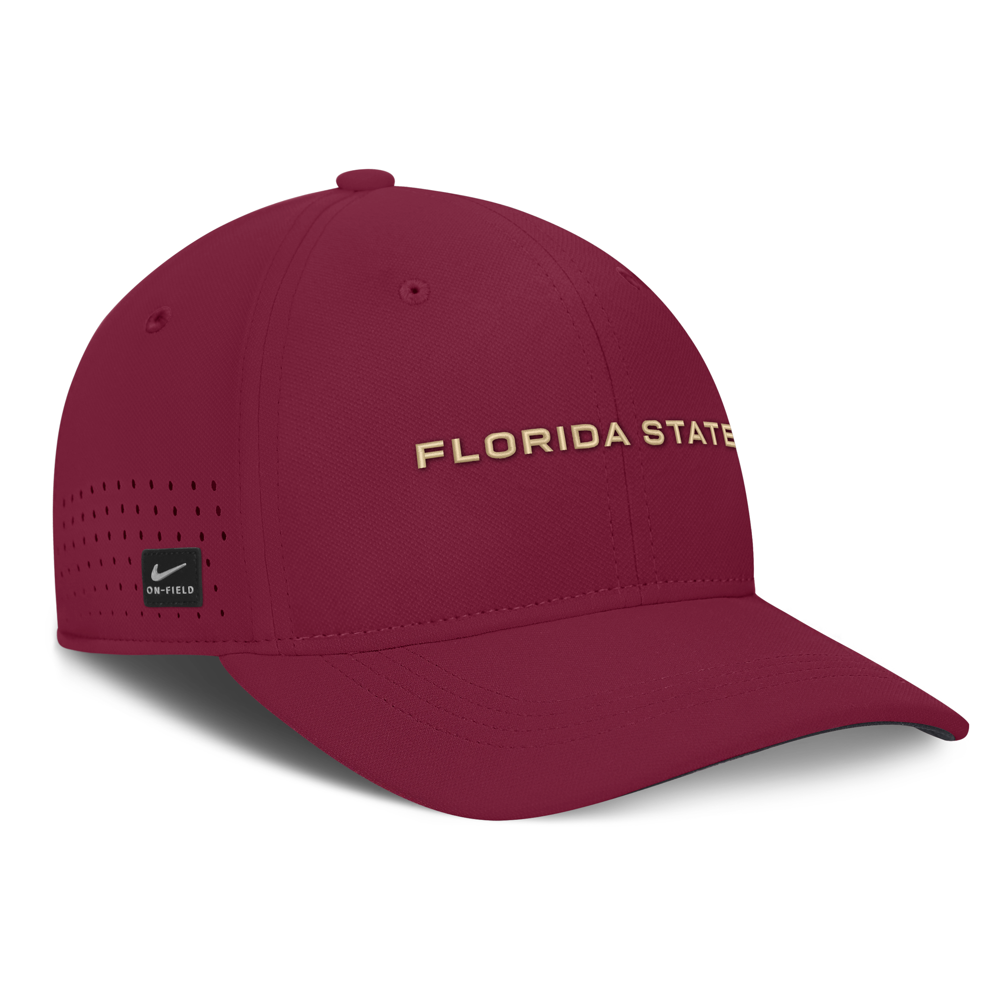 Casquette Nike Grenat Florida State Seminoles Gameday Aerobill Swooshflex Dri-FIT pour homme