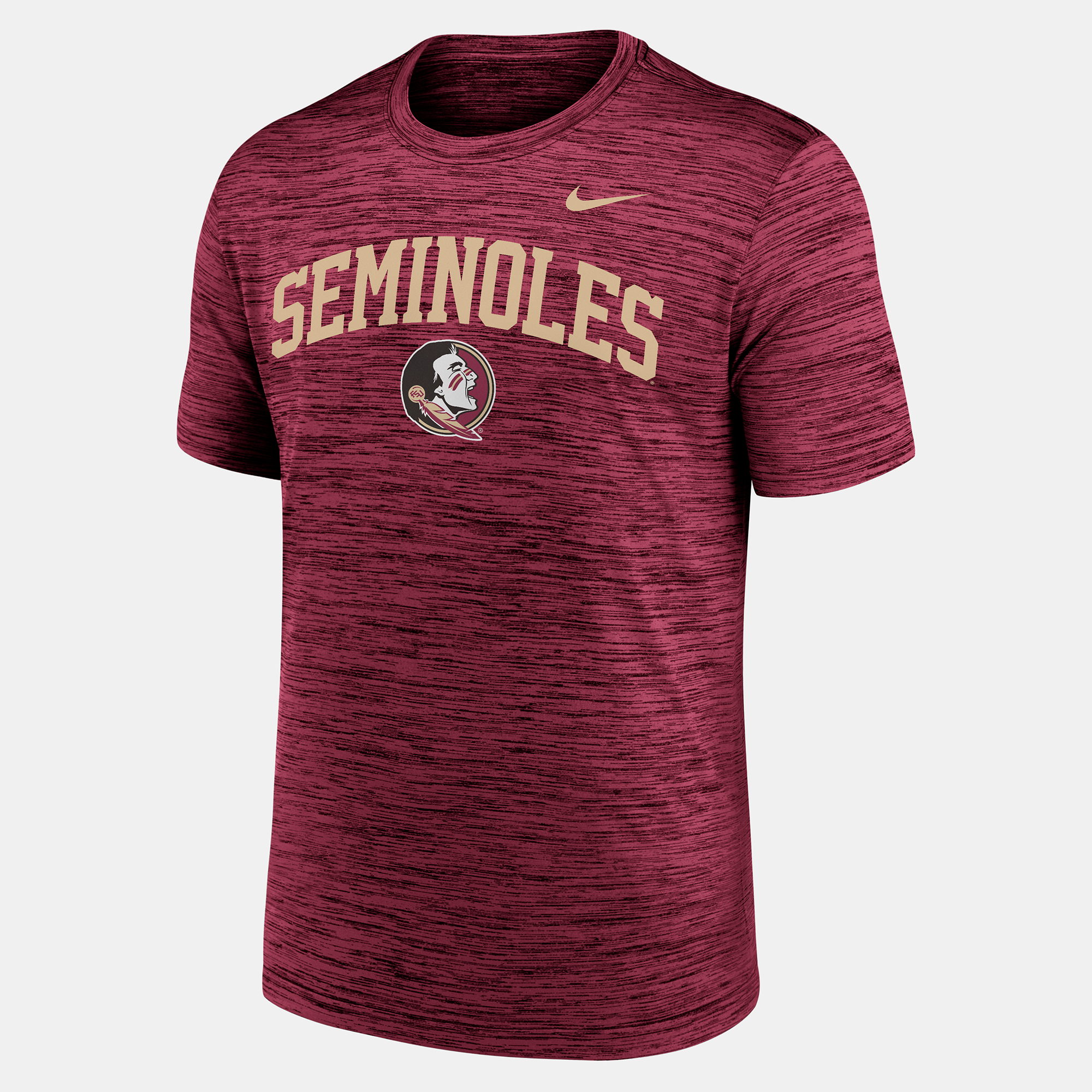 Men's Nike Garnet Florida State Seminoles Primetime Arch Logo Velocity Dri-FIT T-Shirt