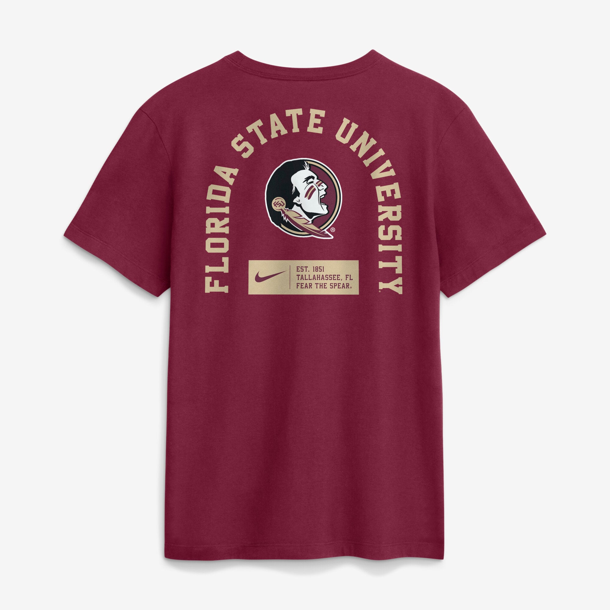 Men's Nike Garnet Florida State Seminoles Primetime Crew T-Shirt