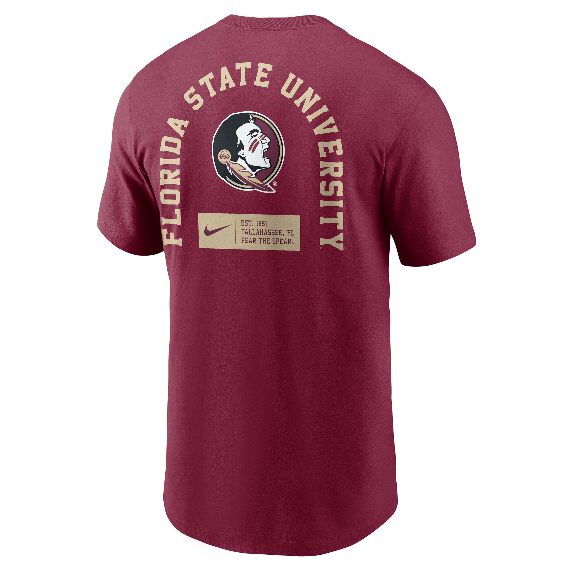 Men's Nike Garnet Florida State Seminoles Primetime Crew T-Shirt