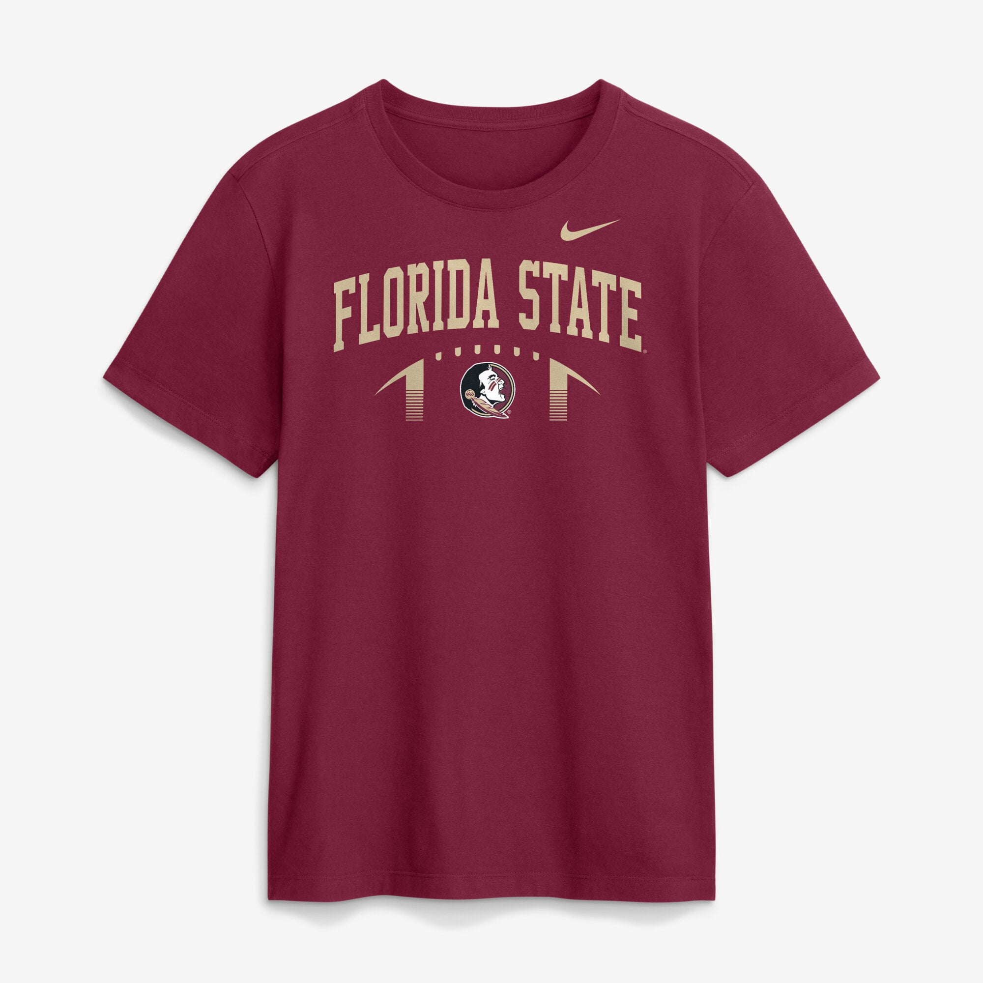 Men's Nike  Garnet Florida State Seminoles Primetime Football Icon T-Shirt