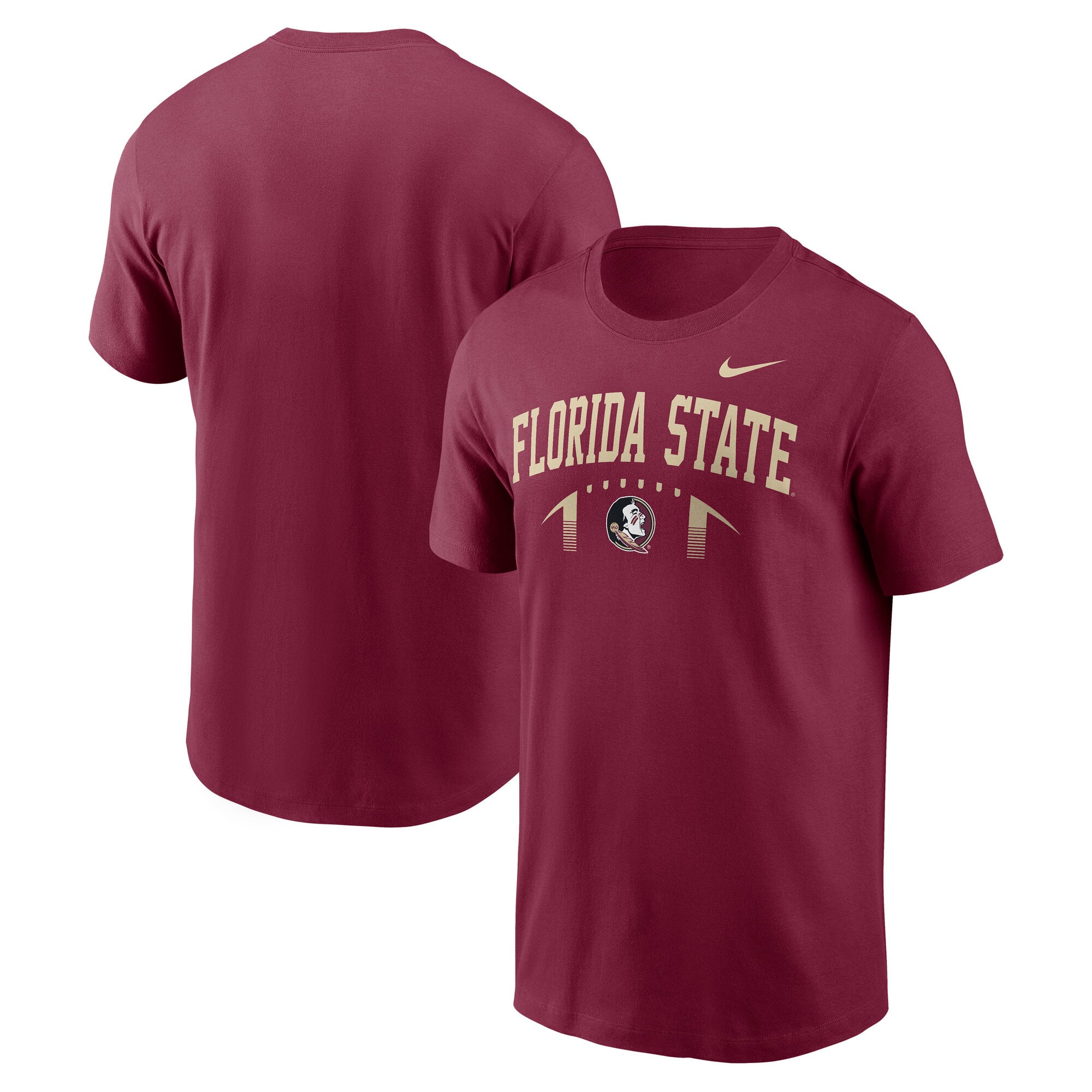 Men's Nike  Garnet Florida State Seminoles Primetime Football Icon T-Shirt
