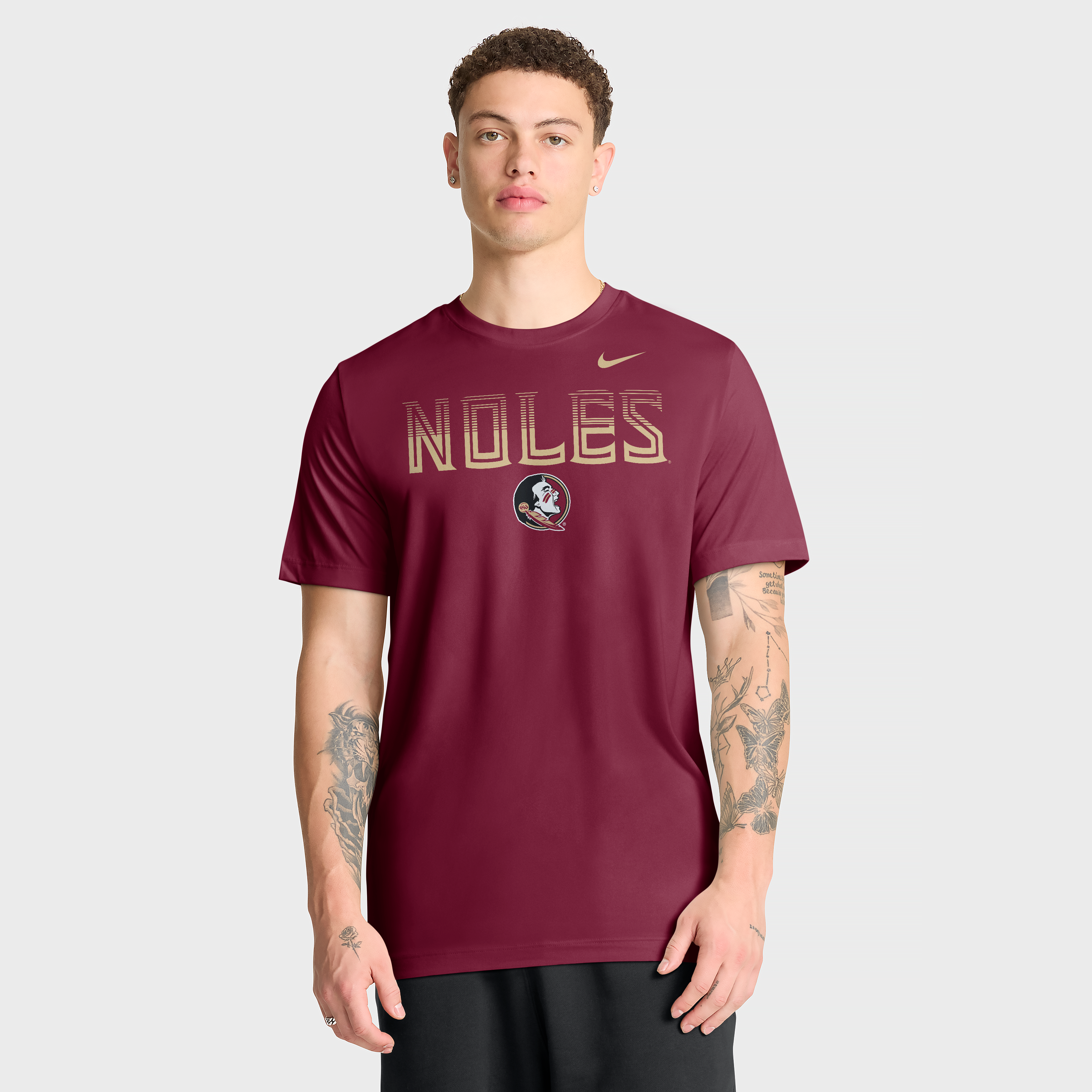 T-shirt Nike Garnet Florida State Seminoles Primetime Legend Kinetic Mantra Dri-FIT pour homme