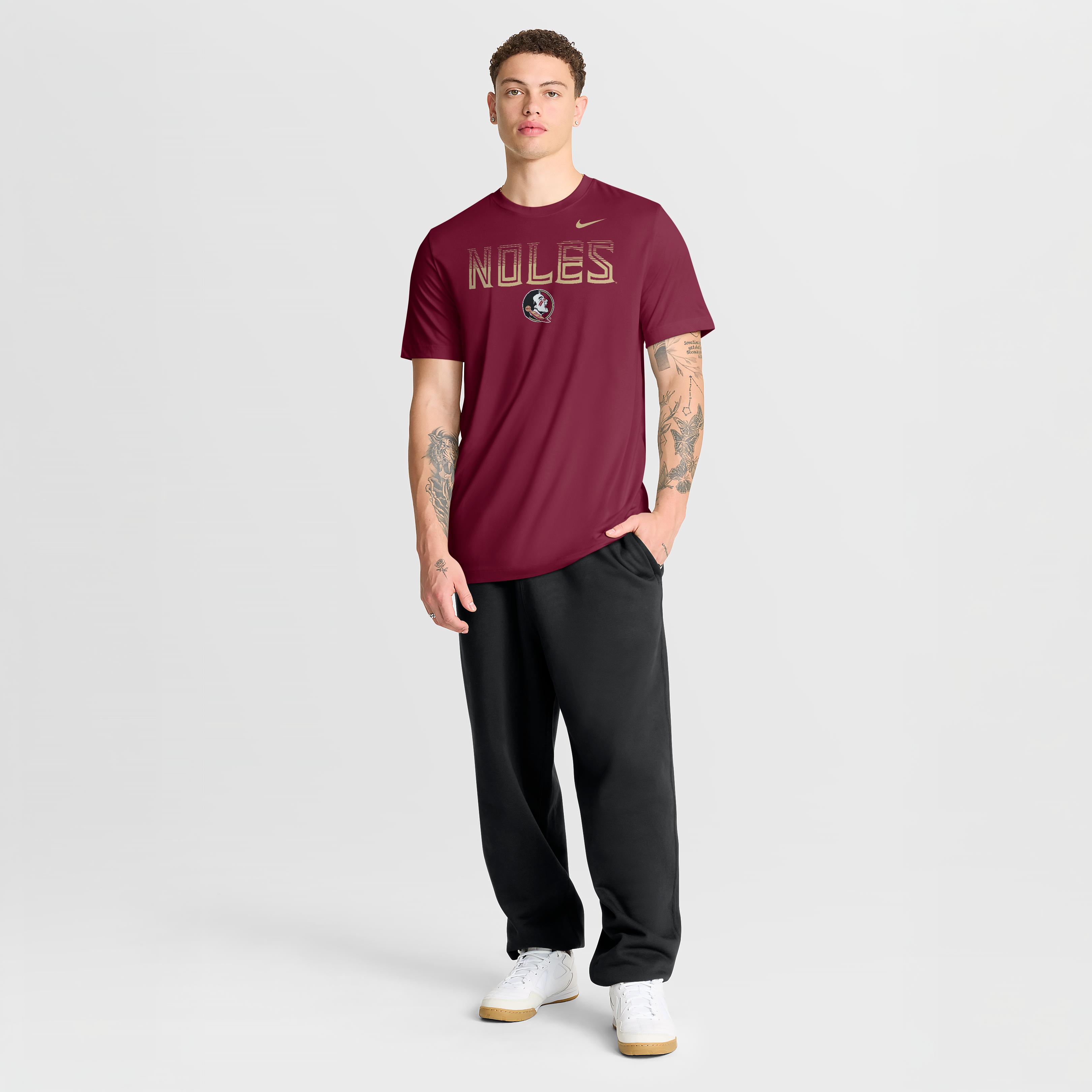 T-shirt Nike Garnet Florida State Seminoles Primetime Legend Kinetic Mantra Dri-FIT pour homme