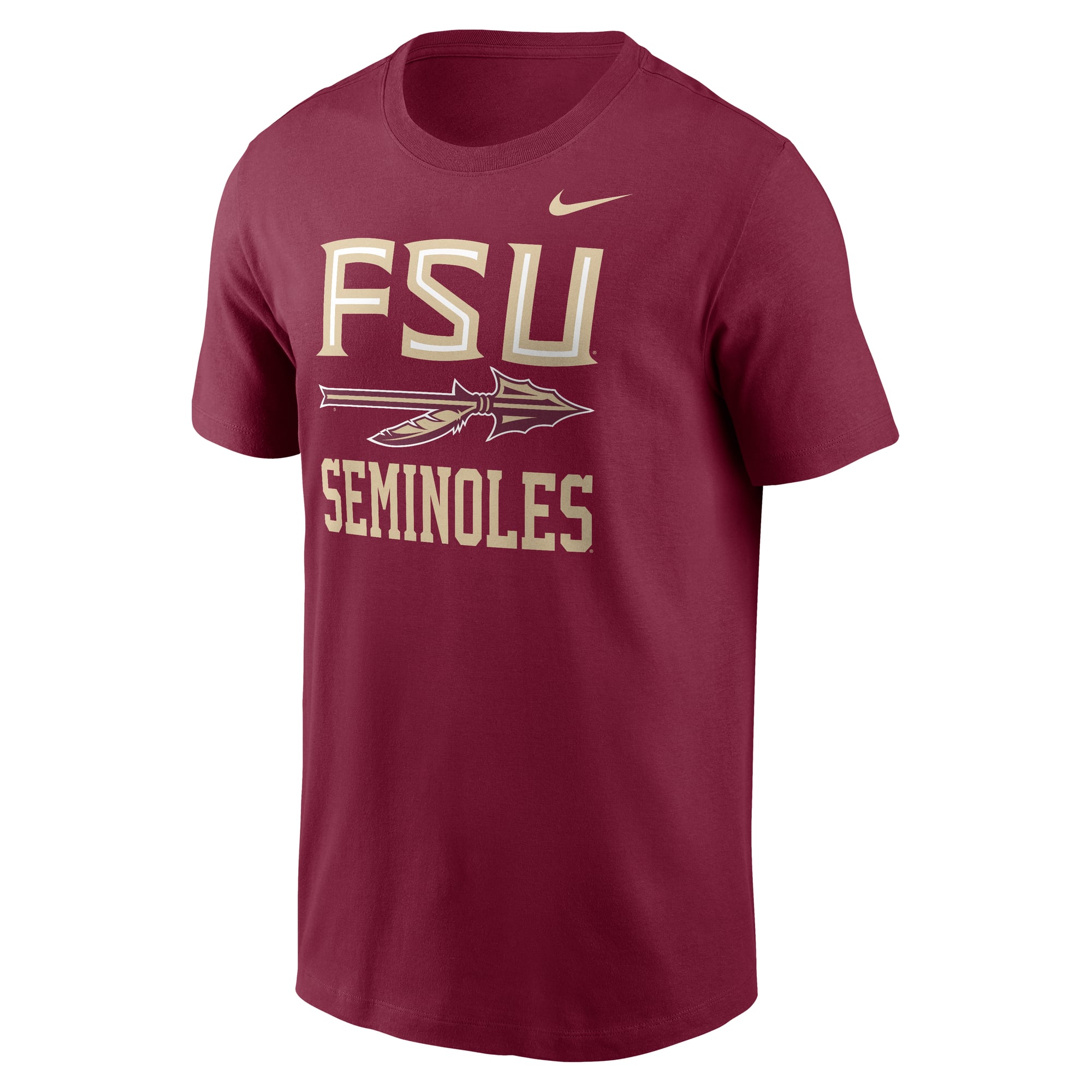 T-shirt Nike Garnet Florida State Seminoles Primetime Logo Mantra pour homme