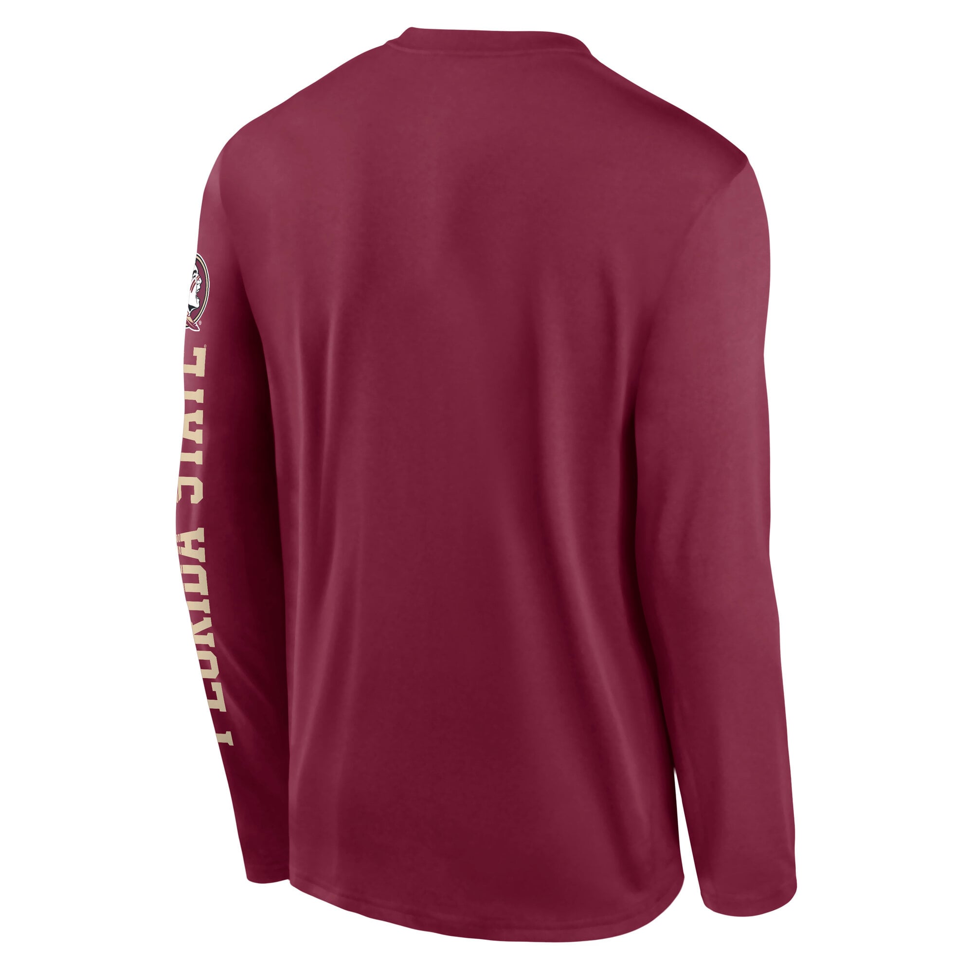 Men's Nike Garnet Florida State Seminoles Primetime Logo Sleeve Legend Dri-FIT Long T-Shirt