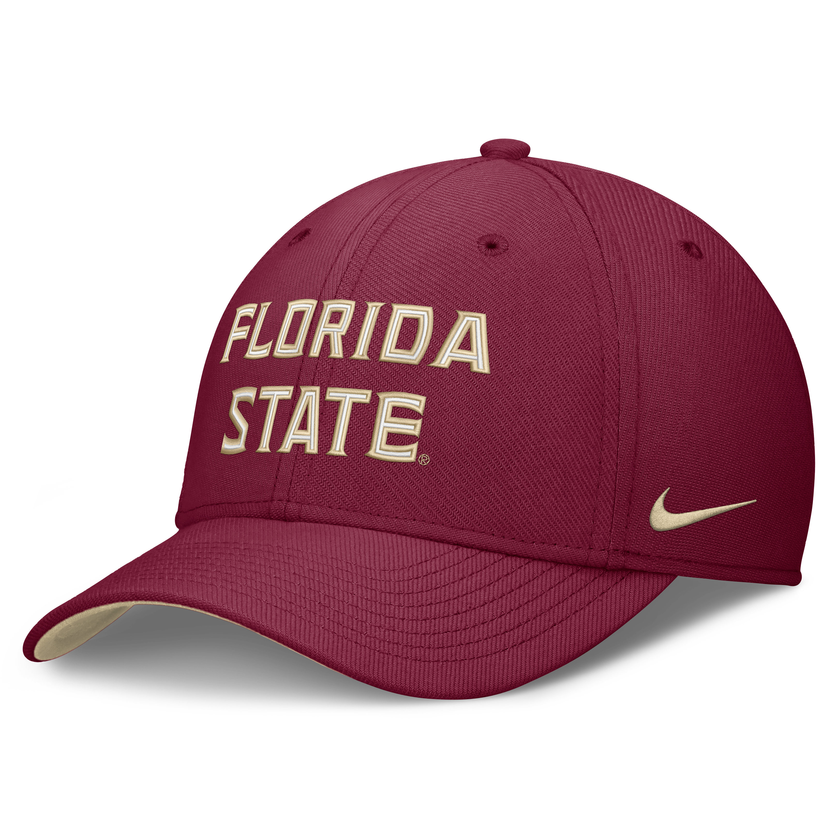 Men's Nike  Garnet Florida State Seminoles Primetime Team Rise Dri-FIT Flex Hat