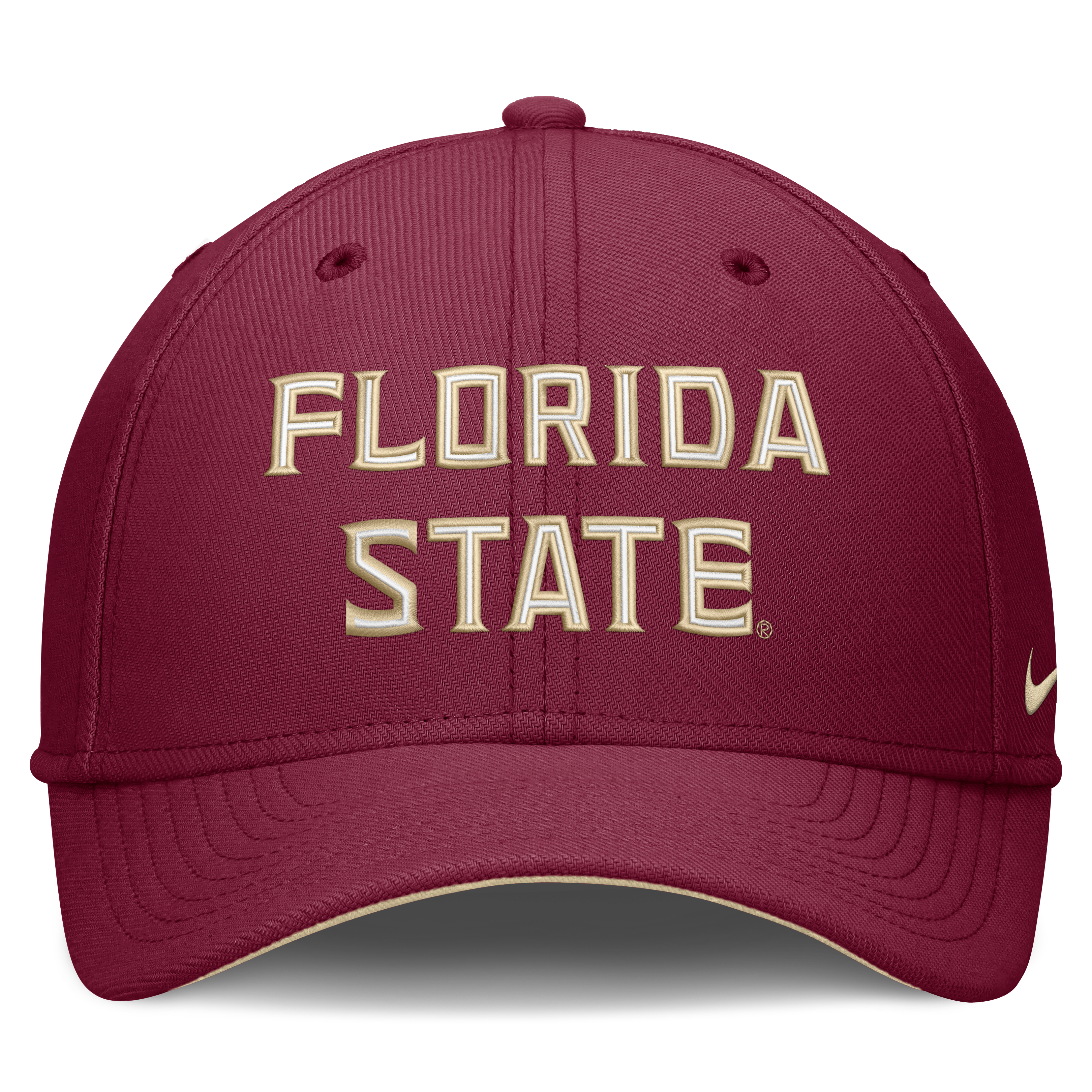 Men's Nike  Garnet Florida State Seminoles Primetime Team Rise Dri-FIT Flex Hat
