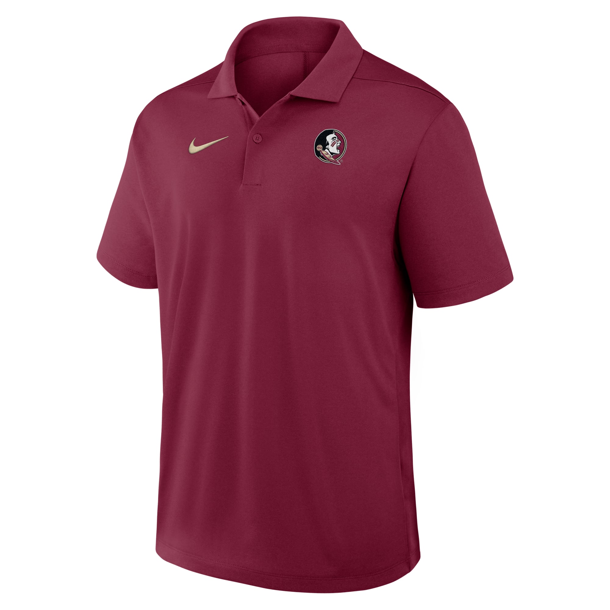 Men's Nike Garnet Florida State Seminoles Primetime Victory Plus Dri-FIT Polo