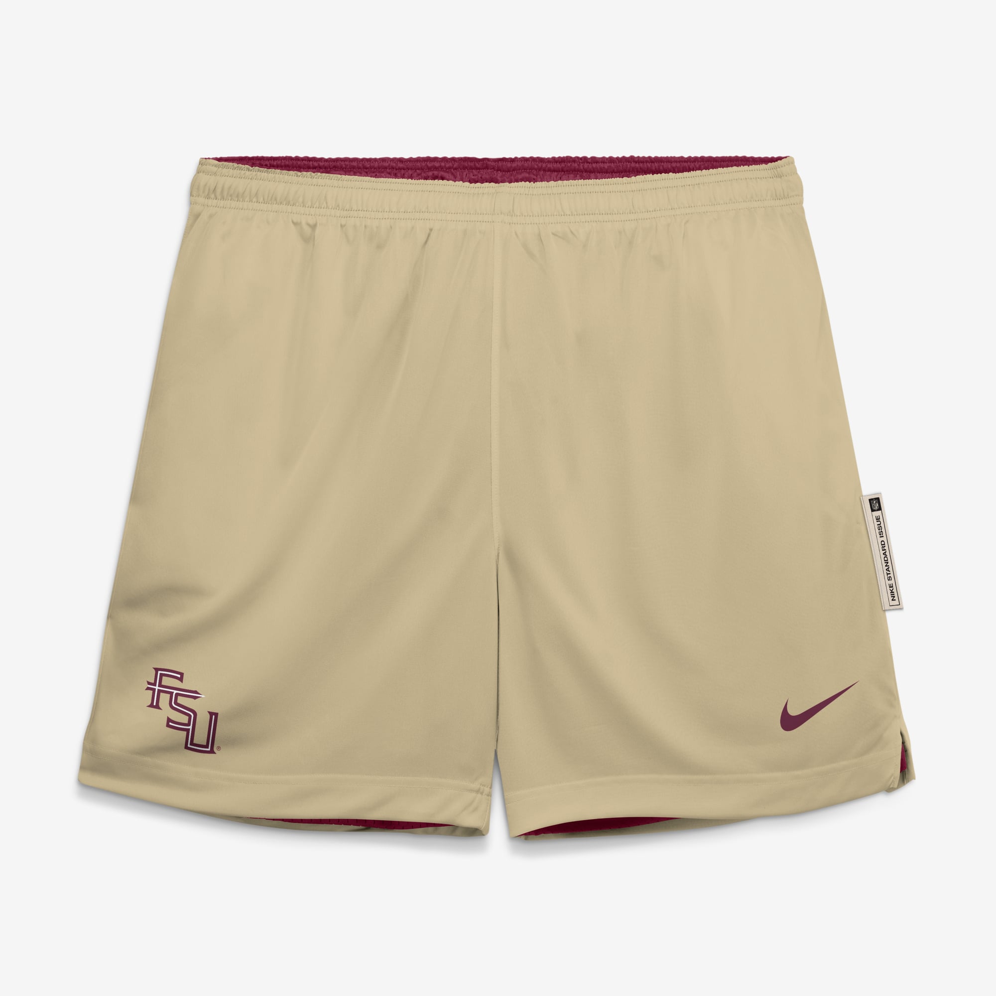 Short réversible Nike Dri-FIT grenat/or pour homme, Florida State Seminoles