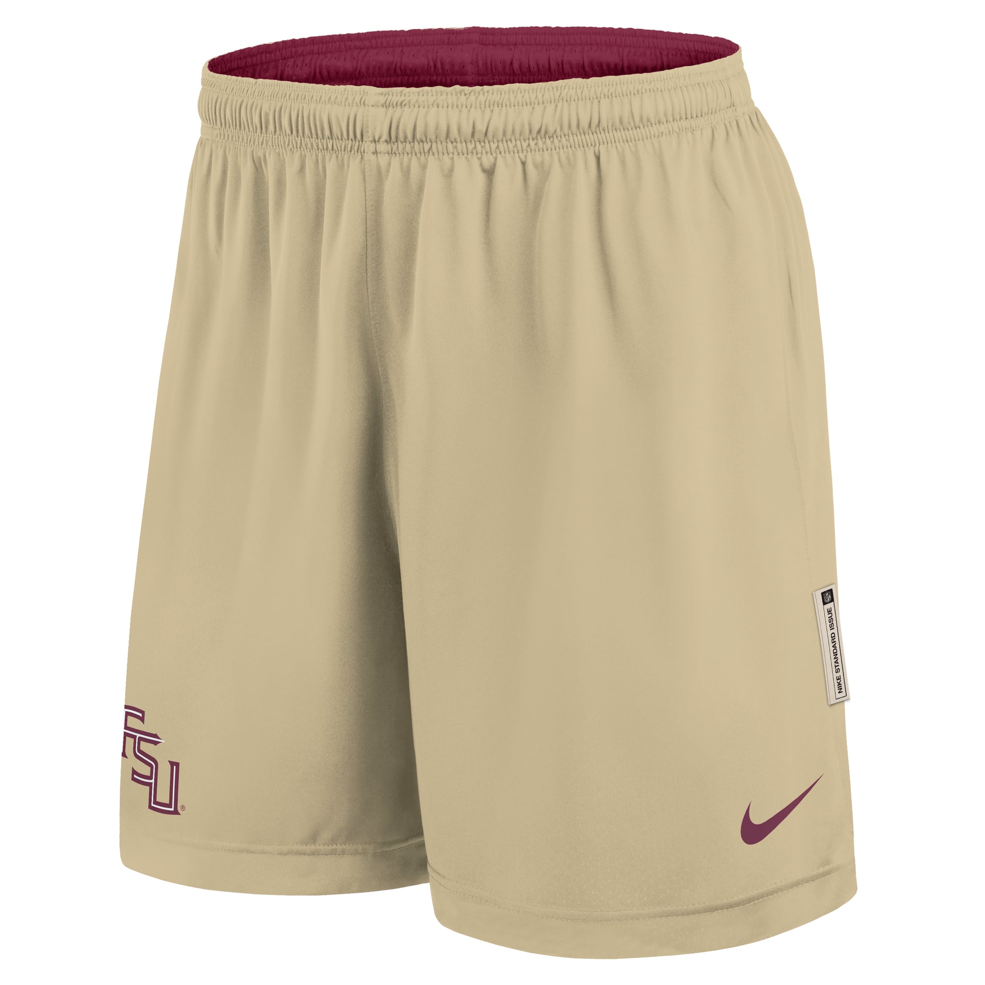 Short réversible Nike Dri-FIT grenat/or pour homme, Florida State Seminoles