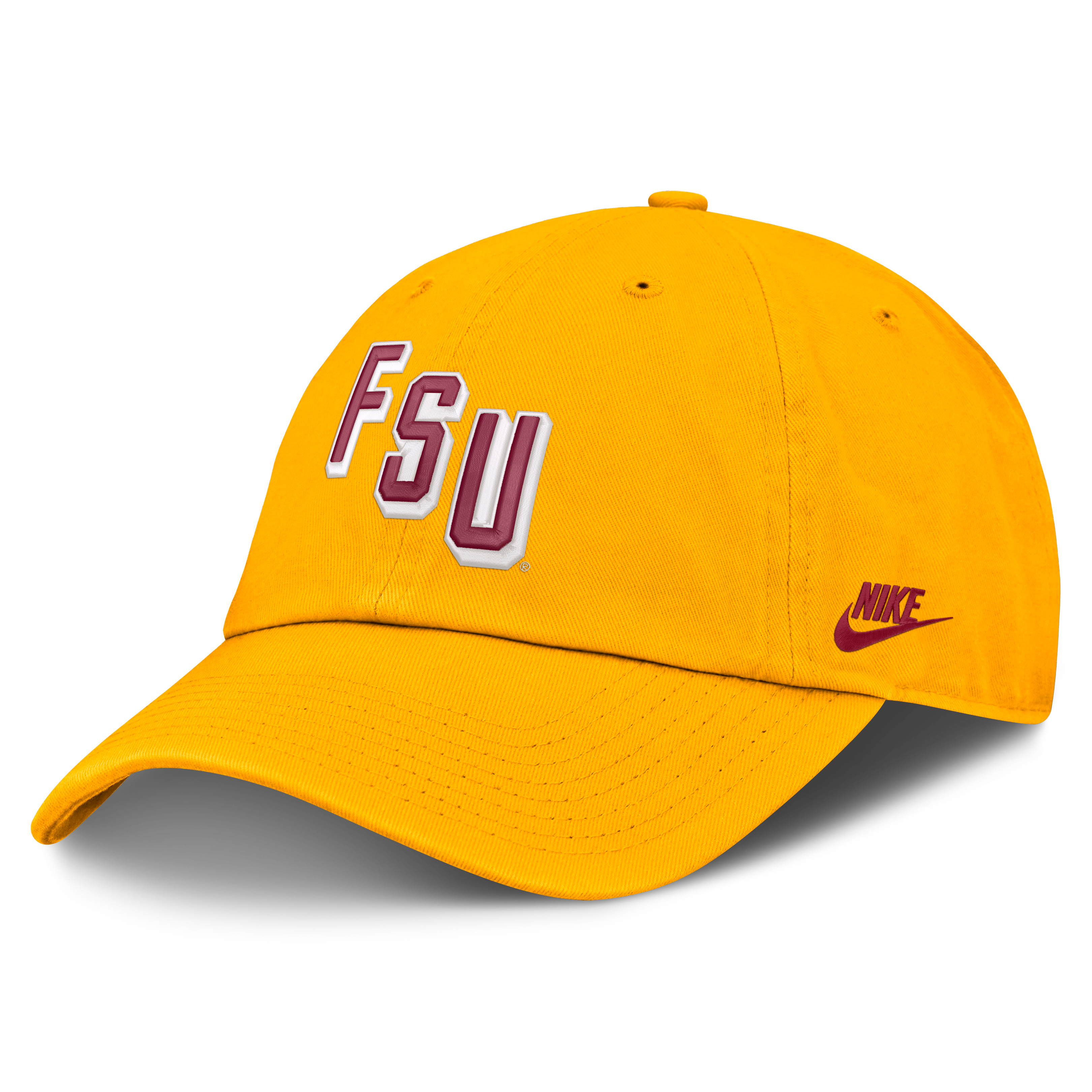 Casquette ajustable Nike Gold Florida State Seminoles Legacy Letter & Mascot Club pour homme