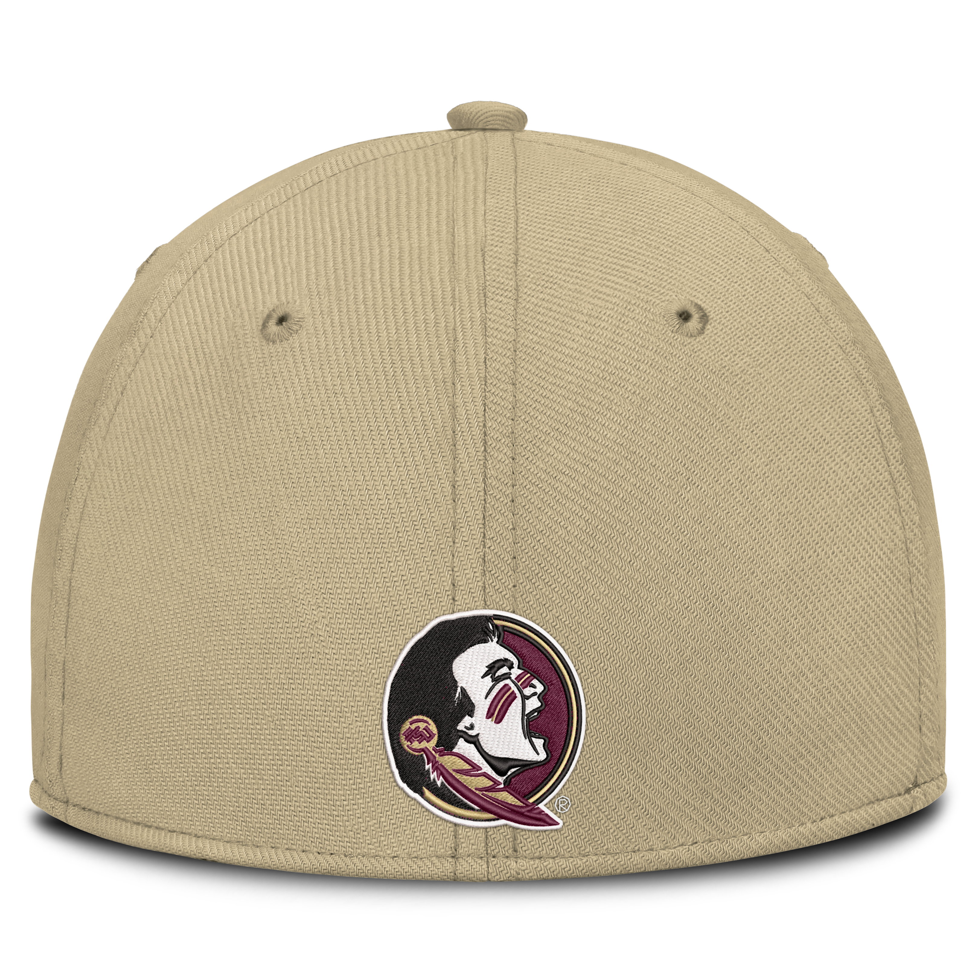 Men's Nike Gold Florida State Seminoles Letter Rise SwooshFlex Dri-FIT Hat
