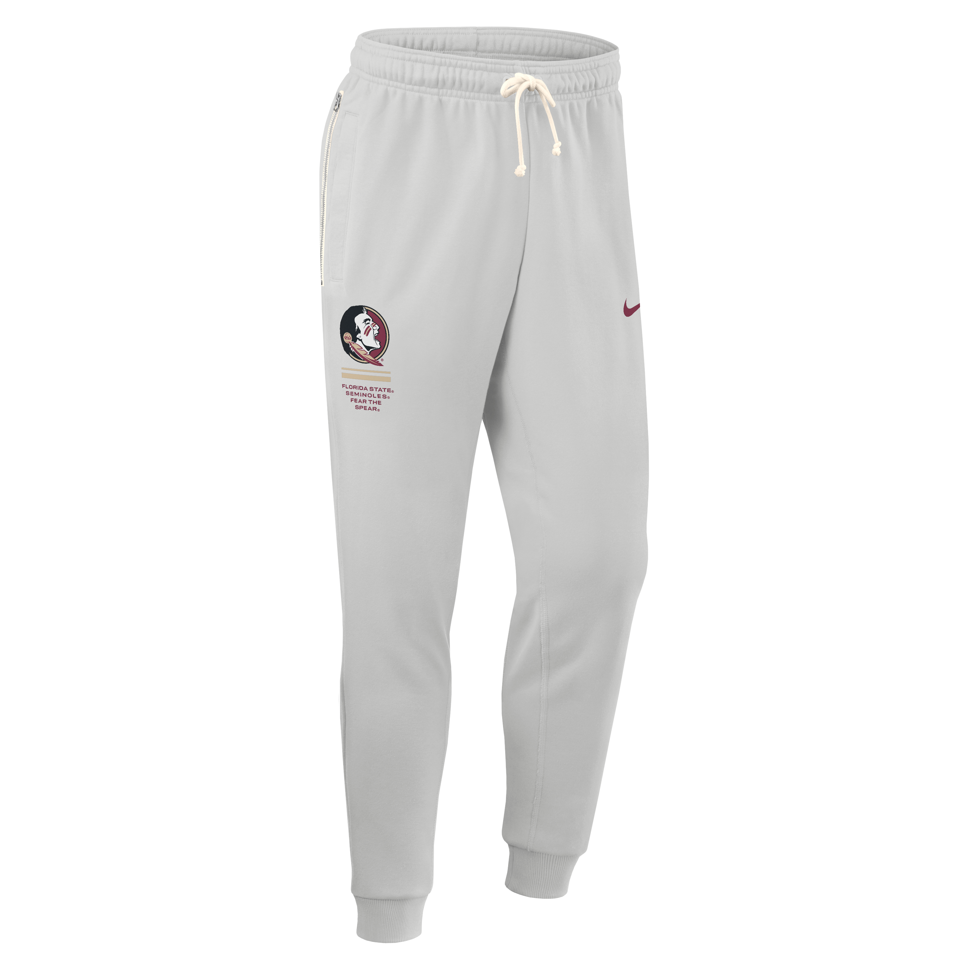 Men's Nike Gray Florida State Seminoles 2026 Sideline Standard Issue Dri-FIT Taper Pants