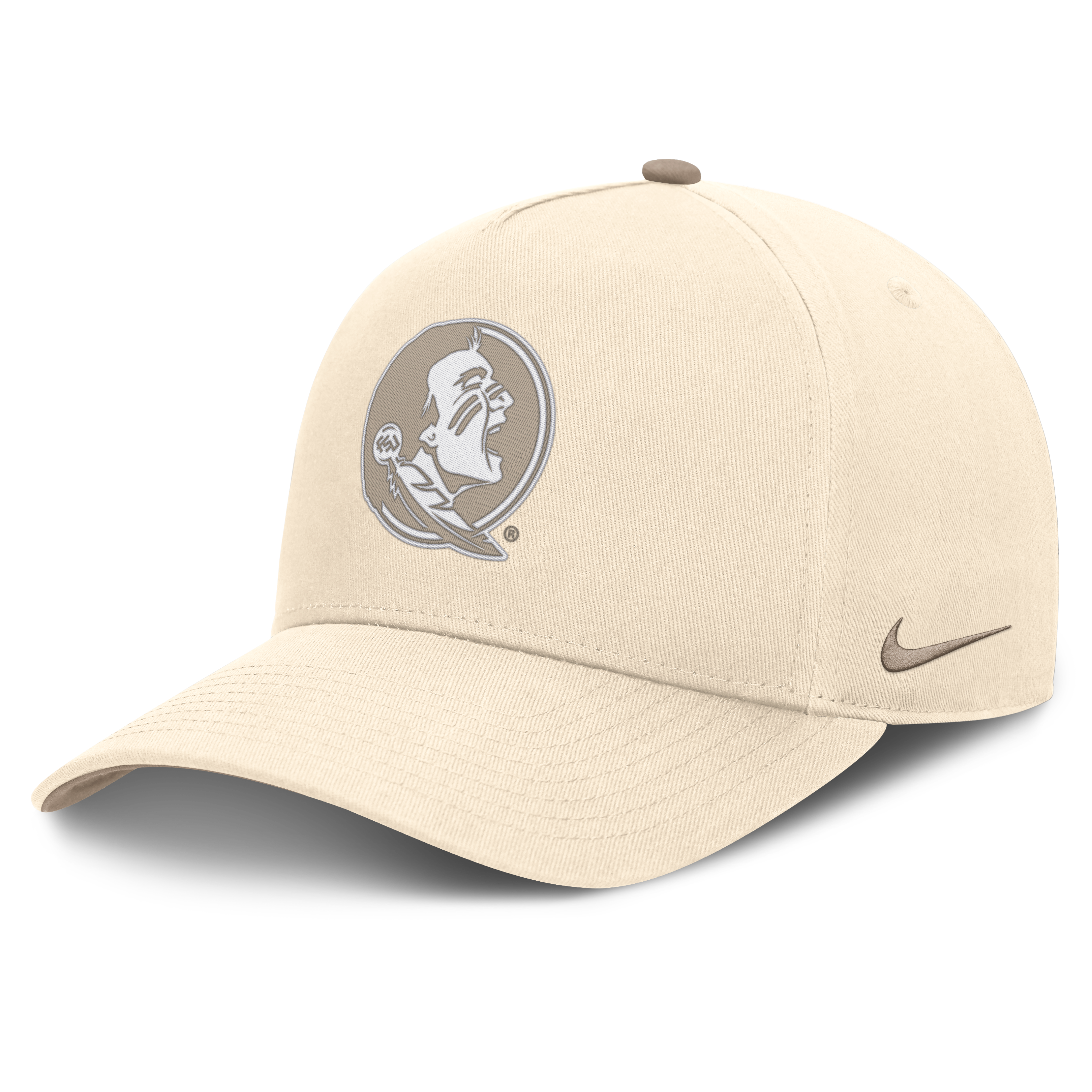 Casquette ajustable Nike Natural Florida State Seminoles Rise pour homme