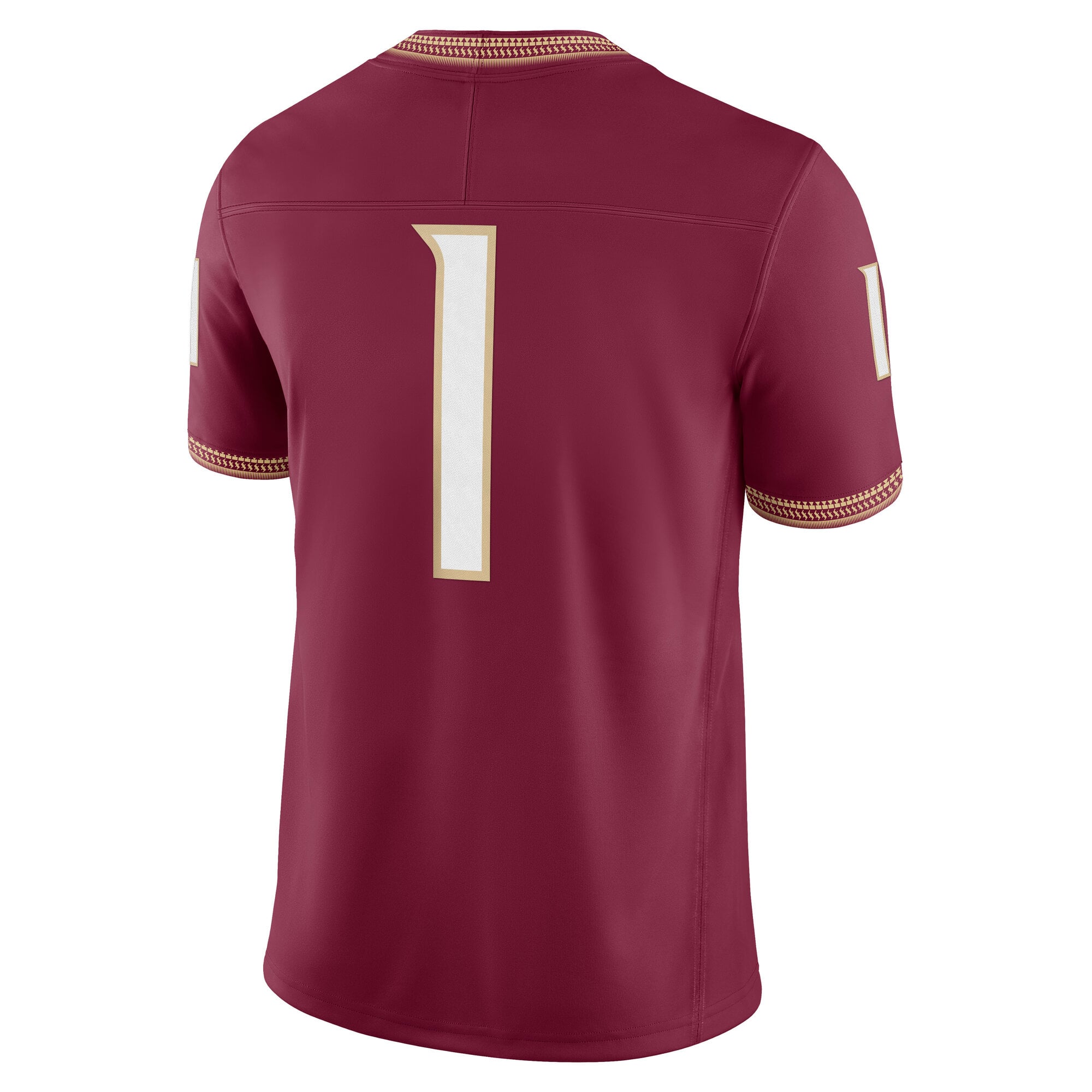 Maillot Nike Vapor F.U.S.E. Stitched Limited pour homme, numéro 1 Grenat, Florida State Seminoles