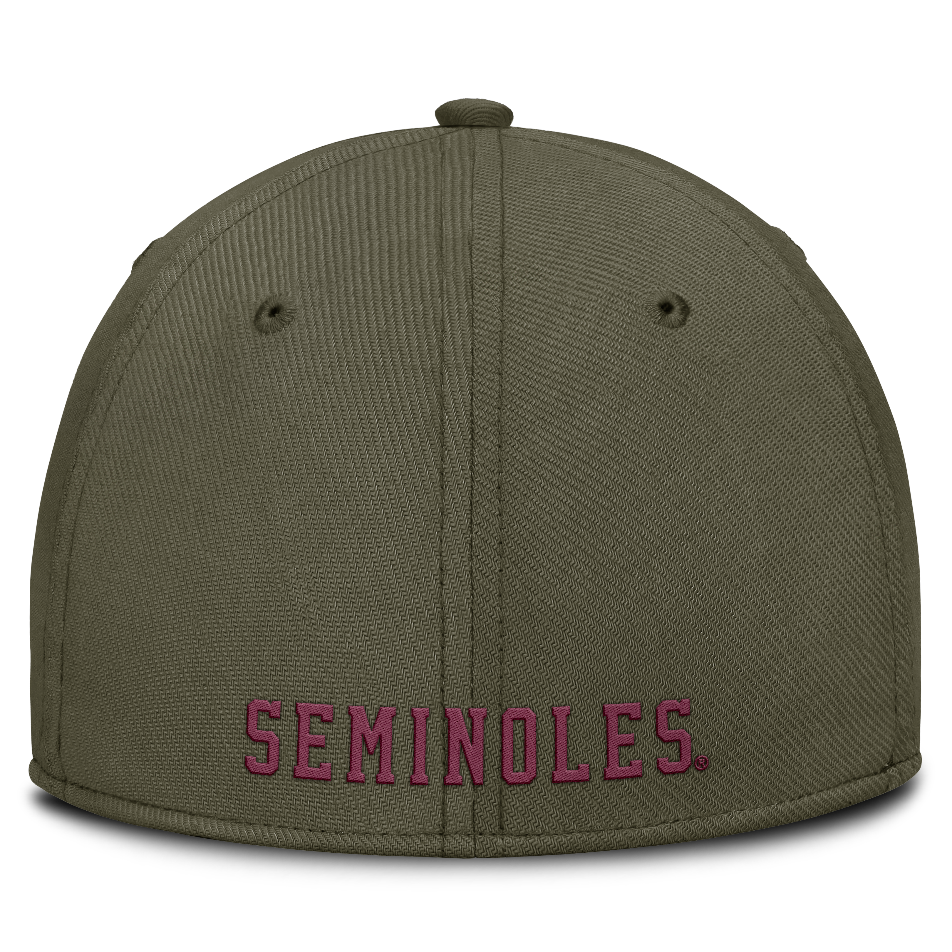 Men's Nike  Olive Florida State Seminoles Primetime SwooshFlex Dri-FIT Hat