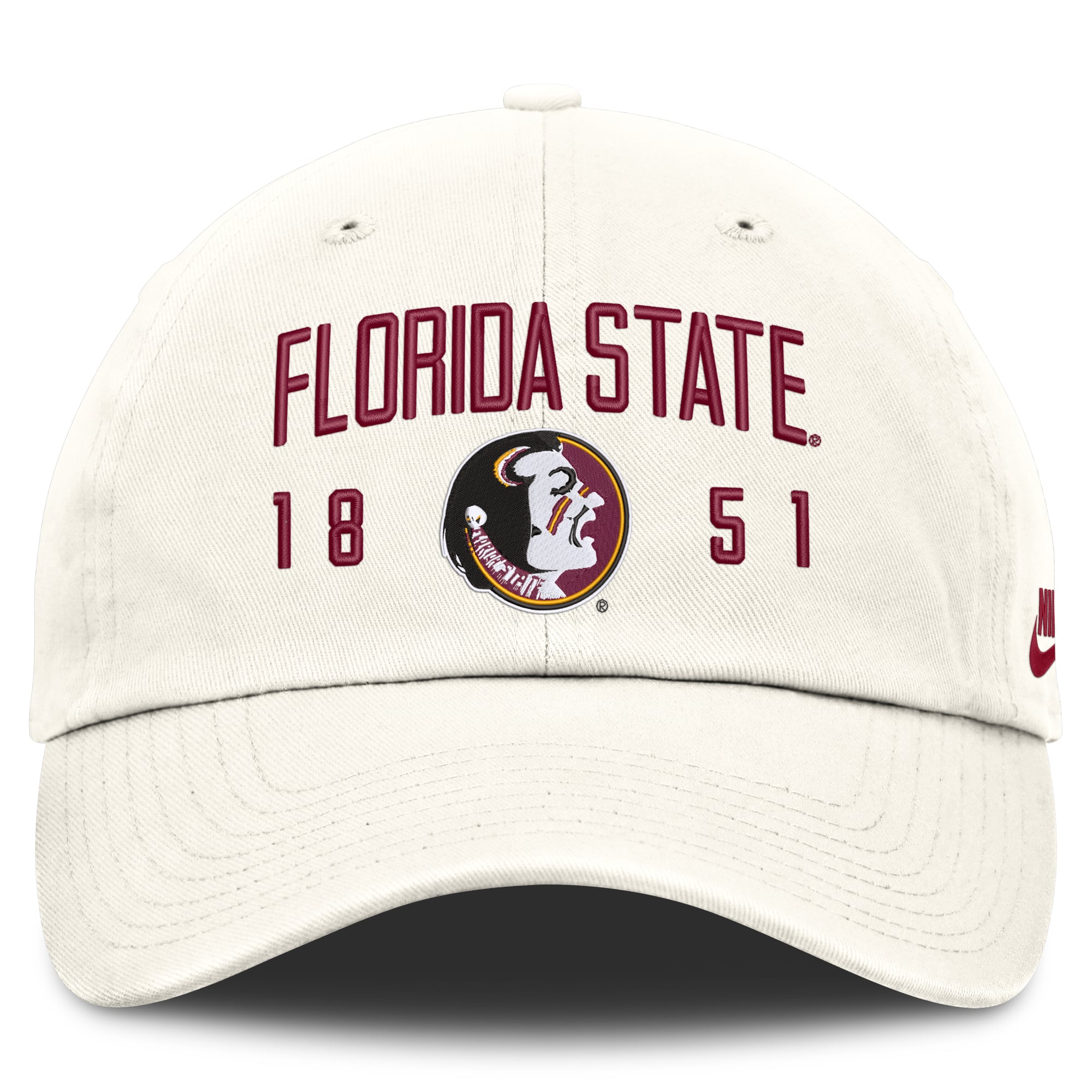 Casquette ajustable Nike blanche Florida State Seminoles Legacy Letter & Location Club pour homme