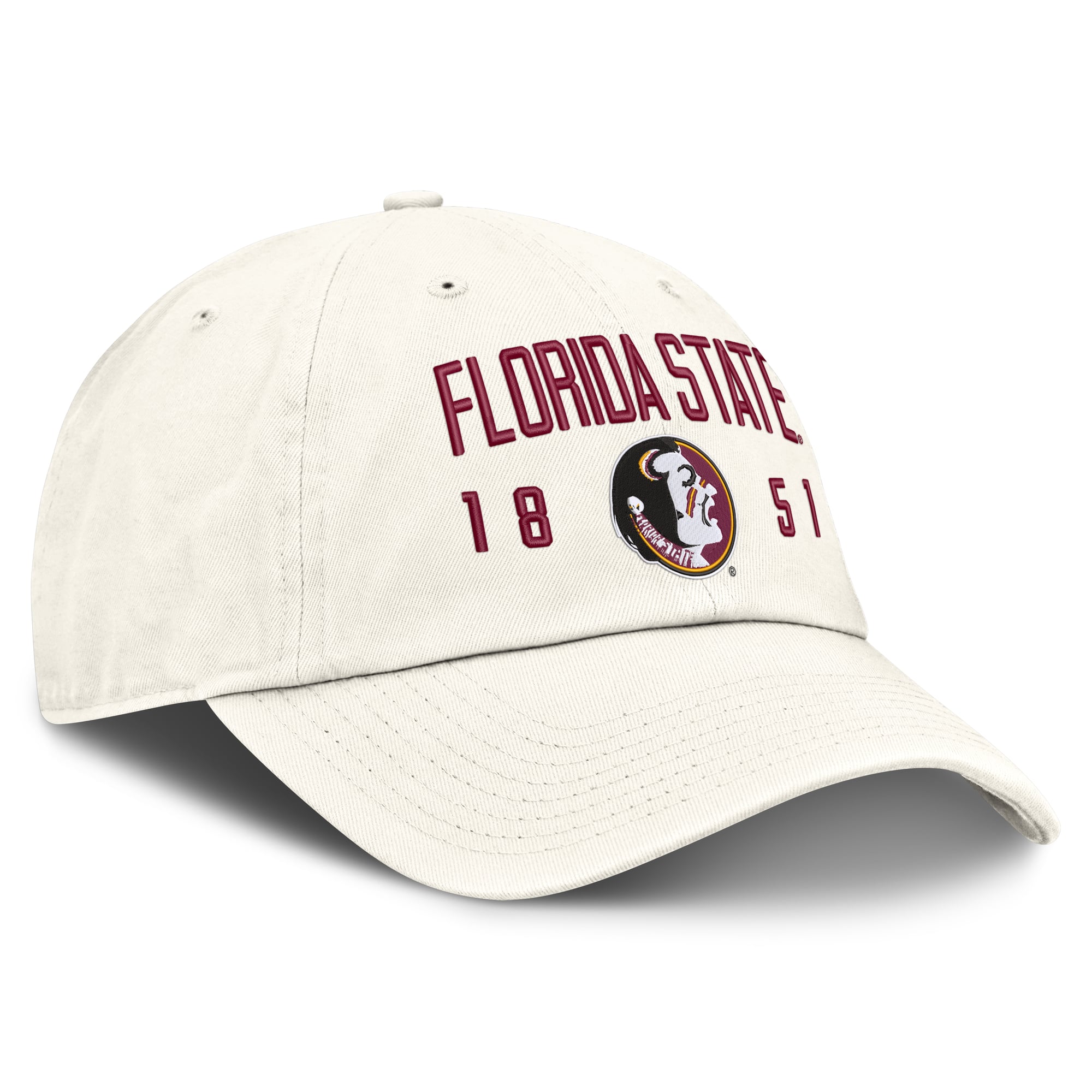 Casquette ajustable Nike blanche Florida State Seminoles Legacy Letter & Location Club pour homme