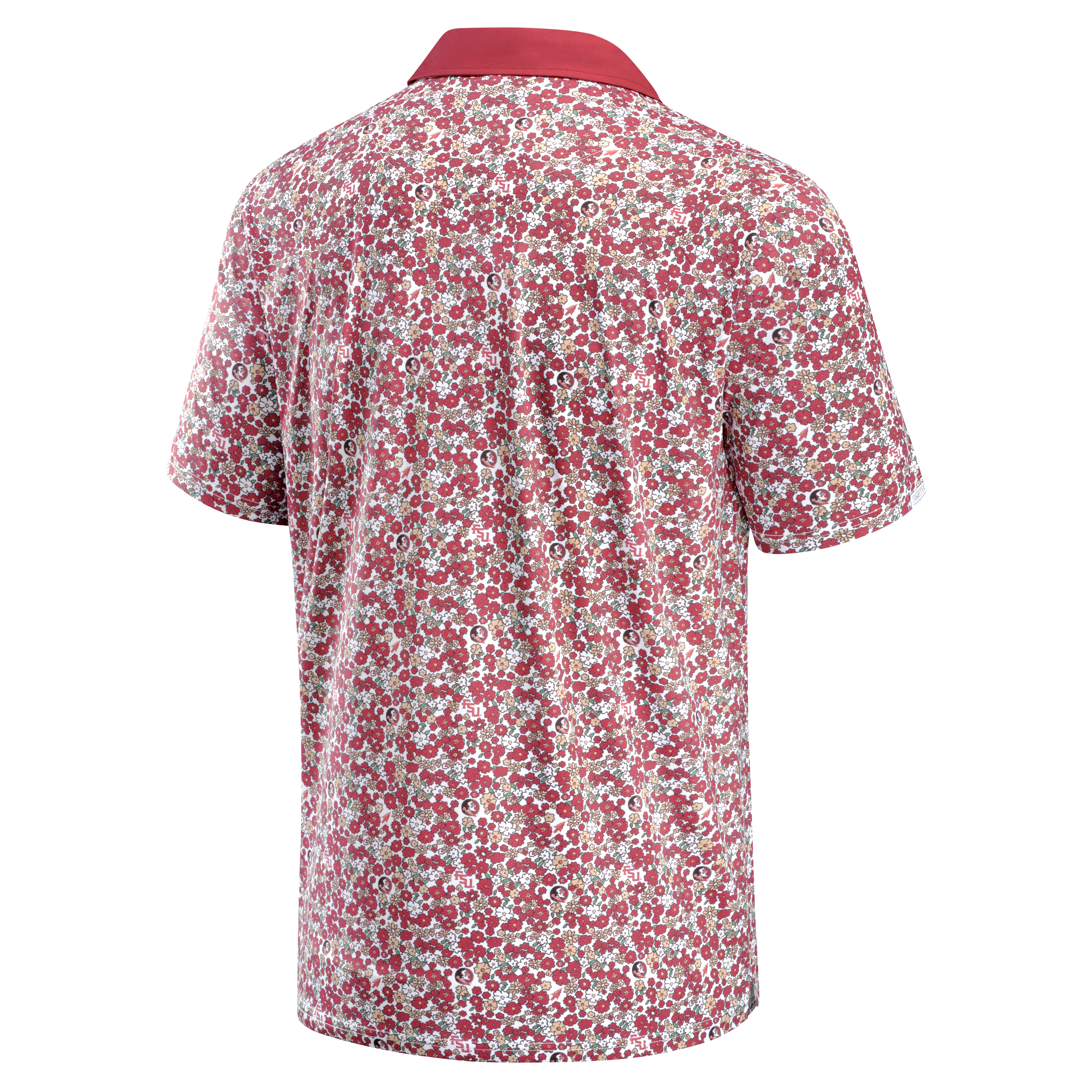 Polo Teddy Smith & Quinn Grenat Florida State Seminoles Poppies pour homme
