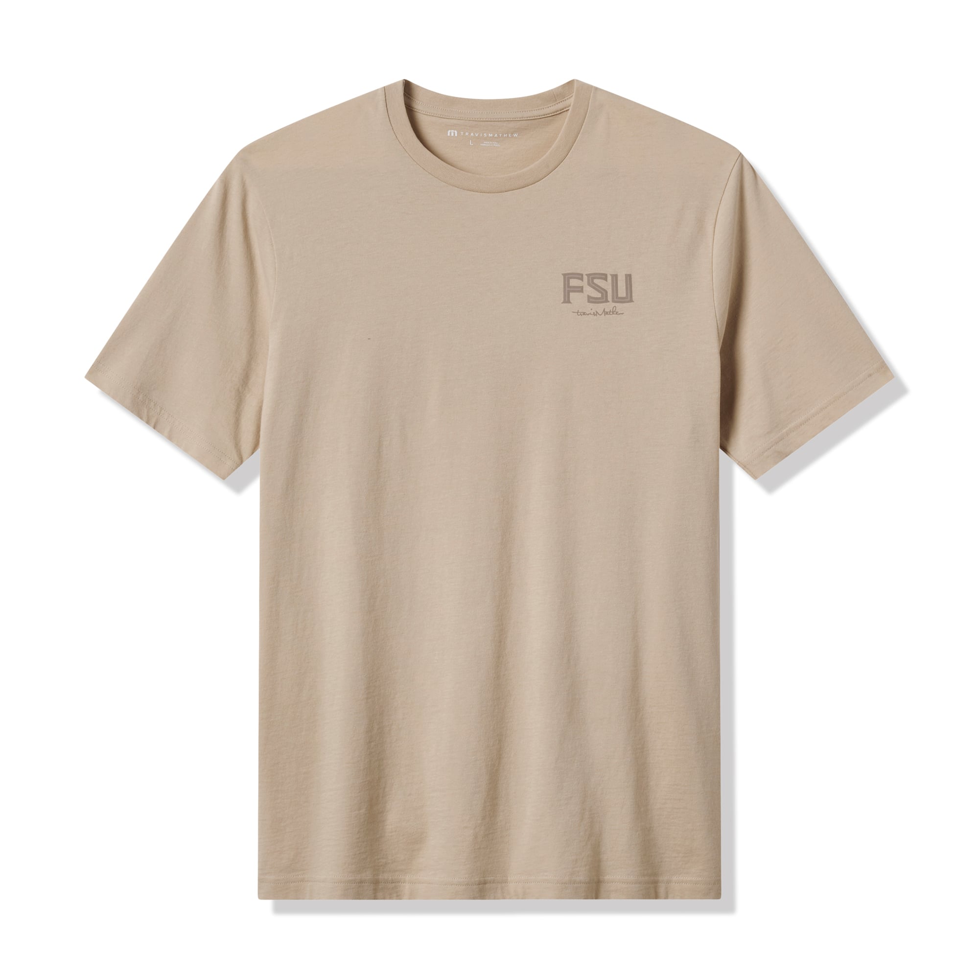Men's TravisMathew Tan Florida State Seminoles College T-Shirt