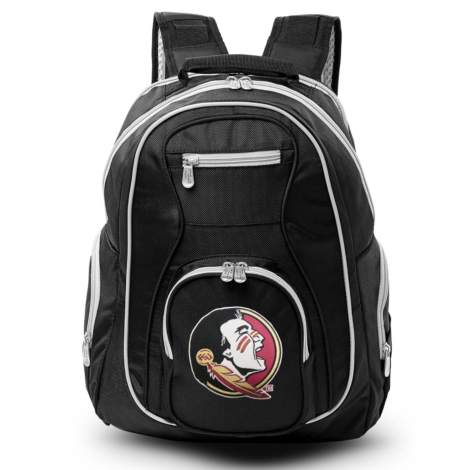 Fsu Backpack MOJO Black Florida State Seminoles Trim Color Laptop Backpack