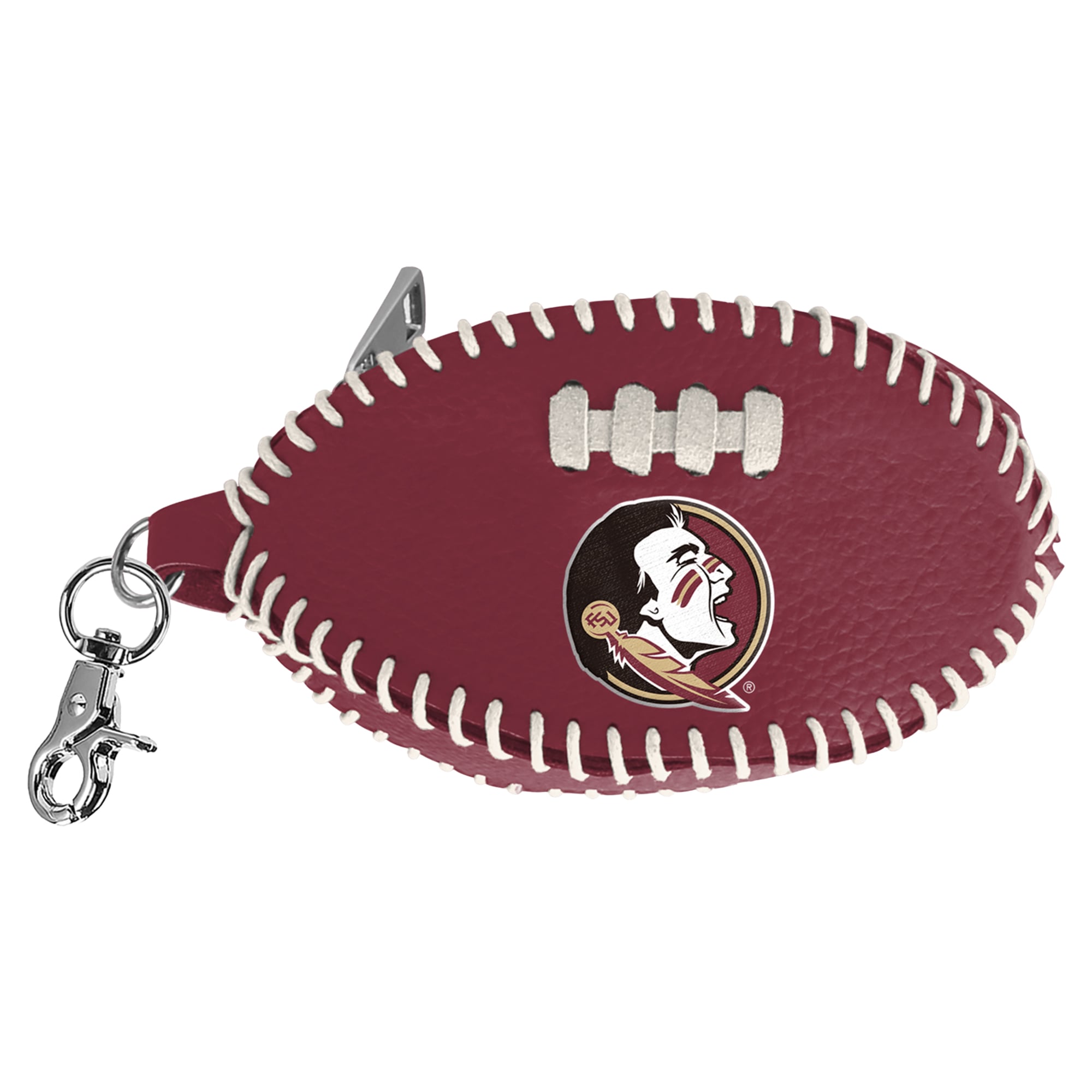 Porte-clés de sac de football américain Montana West Florida State Seminoles