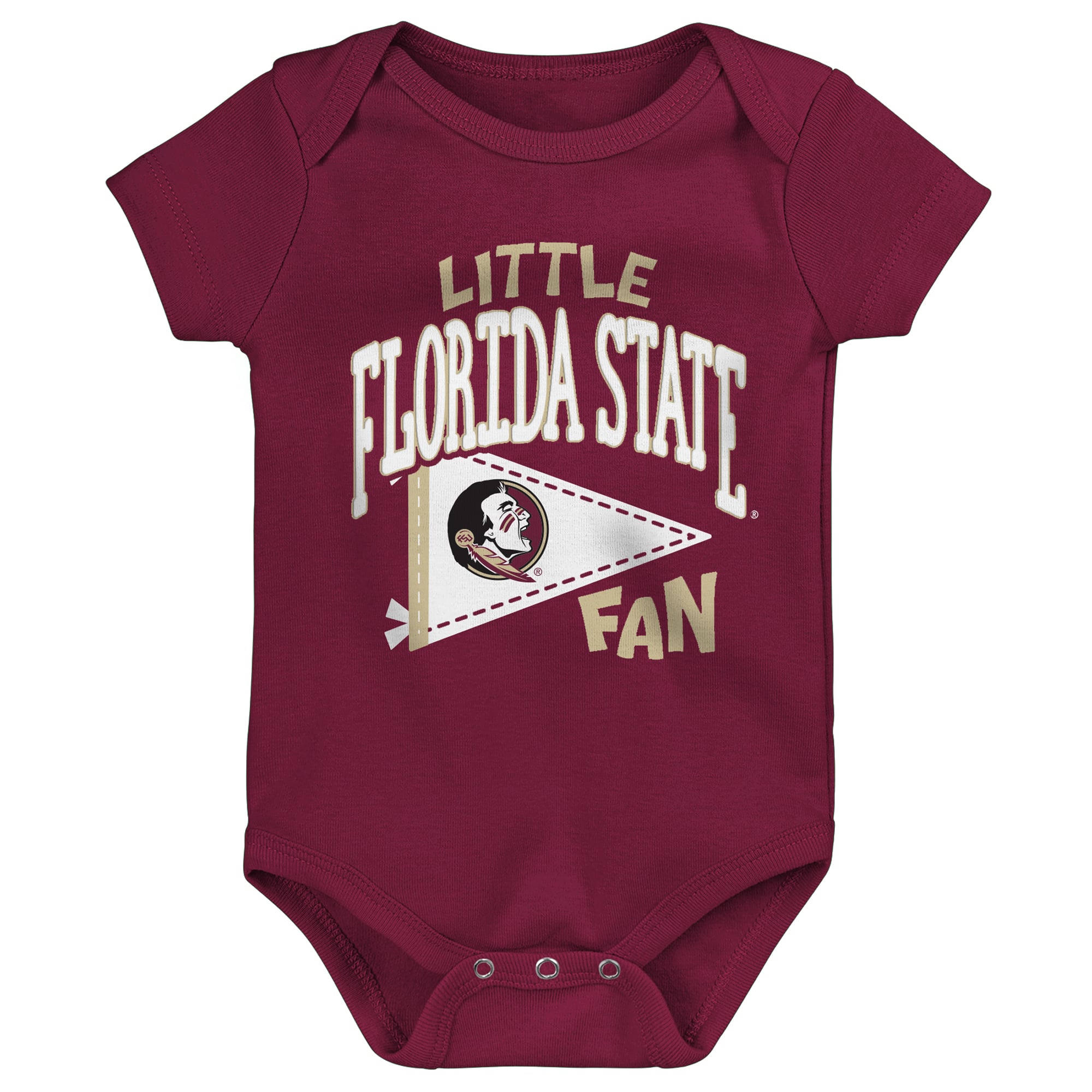 Newborn Outerstuff Garnet Florida State Seminoles Little Banner Bodysuit
