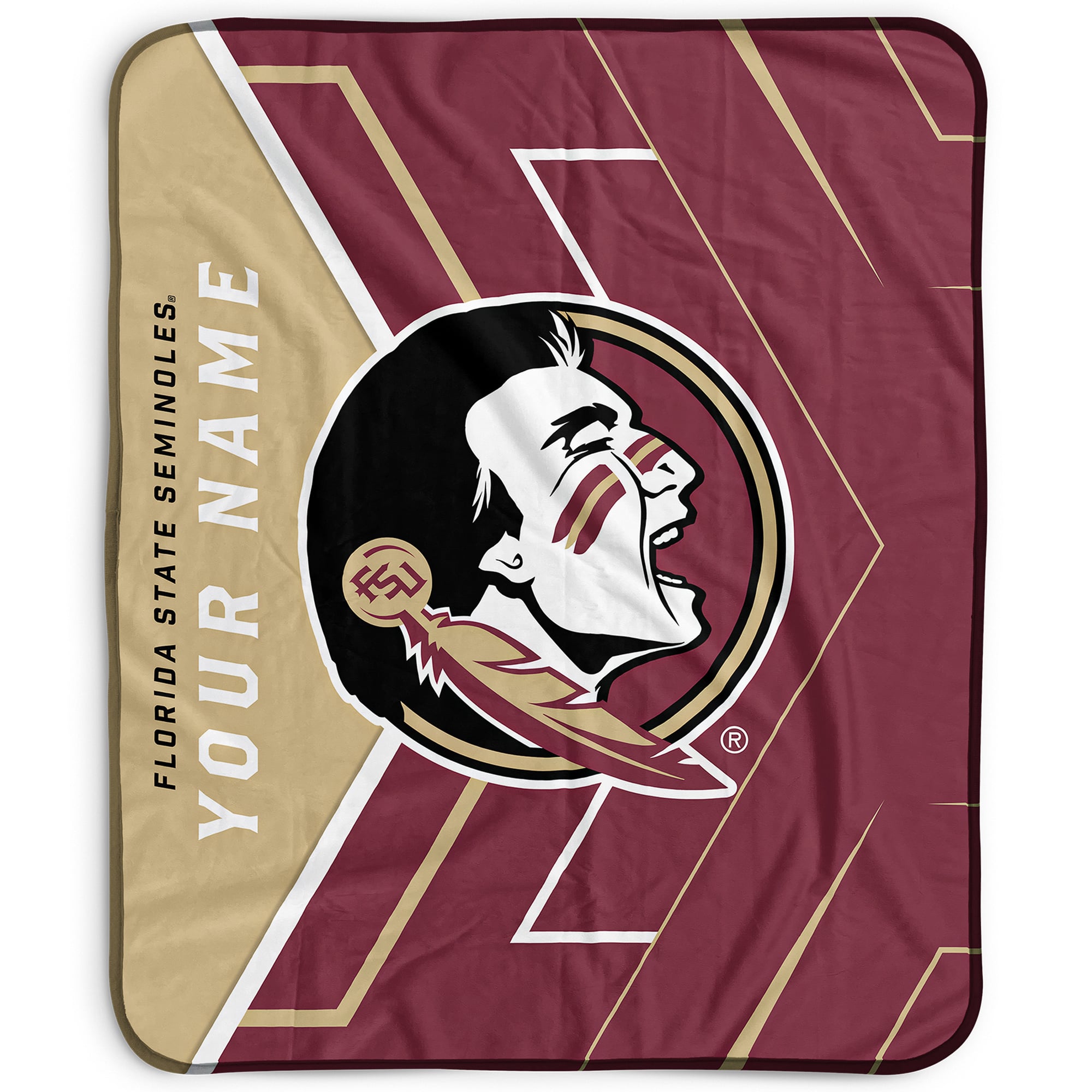 Coperta Peluche Florida State Seminoles - 152x203cm Tessuto Raschel Ufficiale