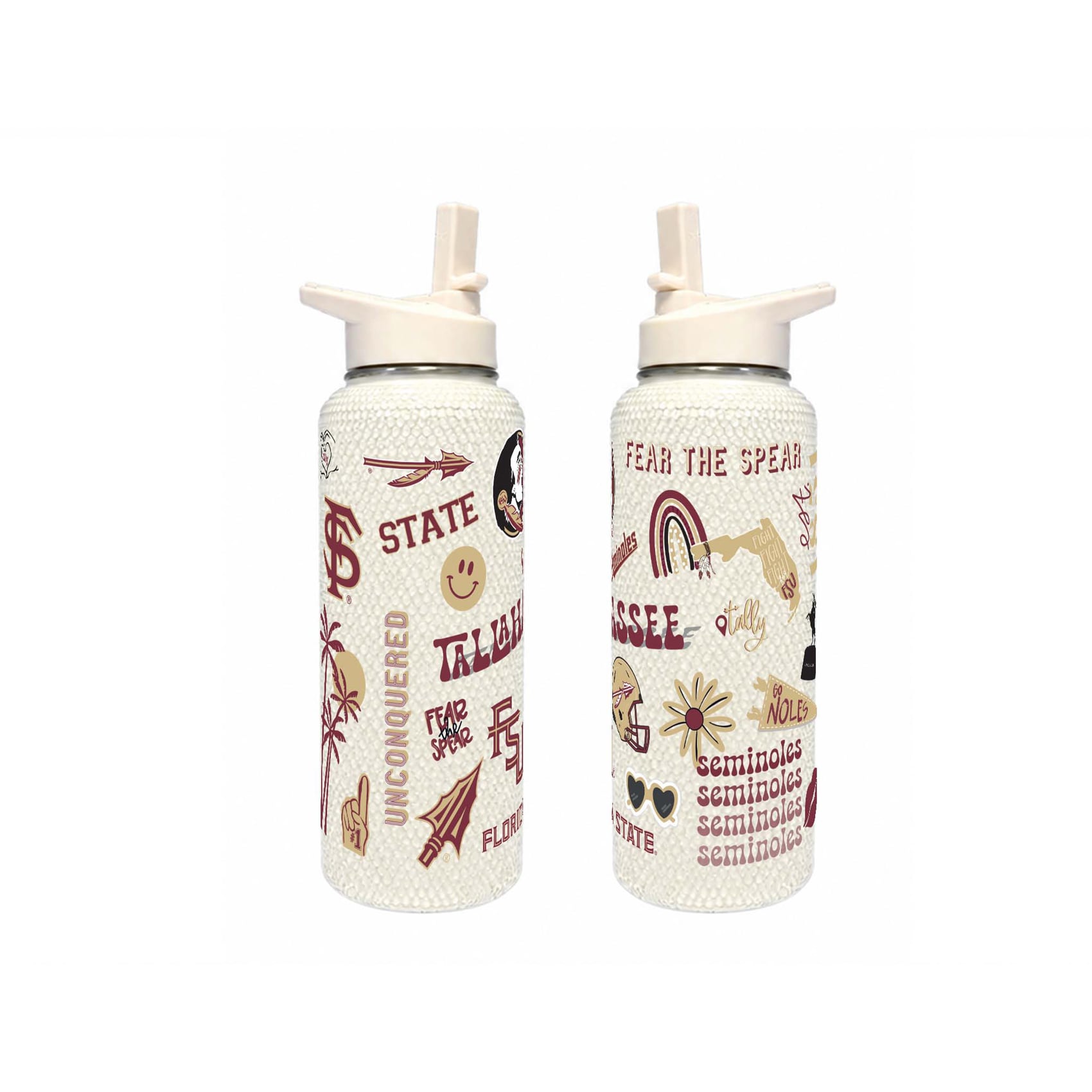 Bouteille Bling Quencher de 34 oz (994 ml) aux couleurs des Florida State Seminoles de The Memory Company